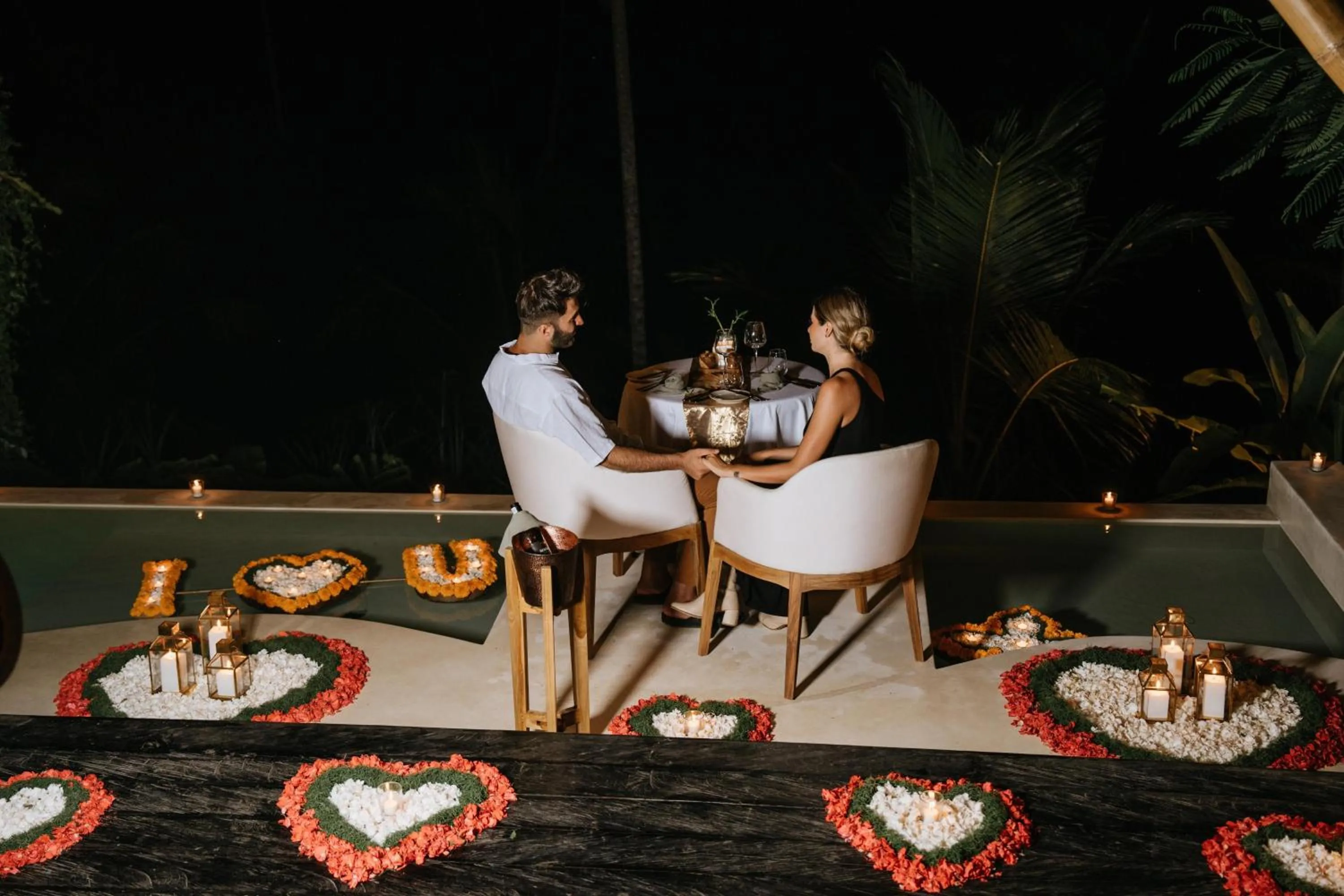 Dinner in Bambootel Sawah View