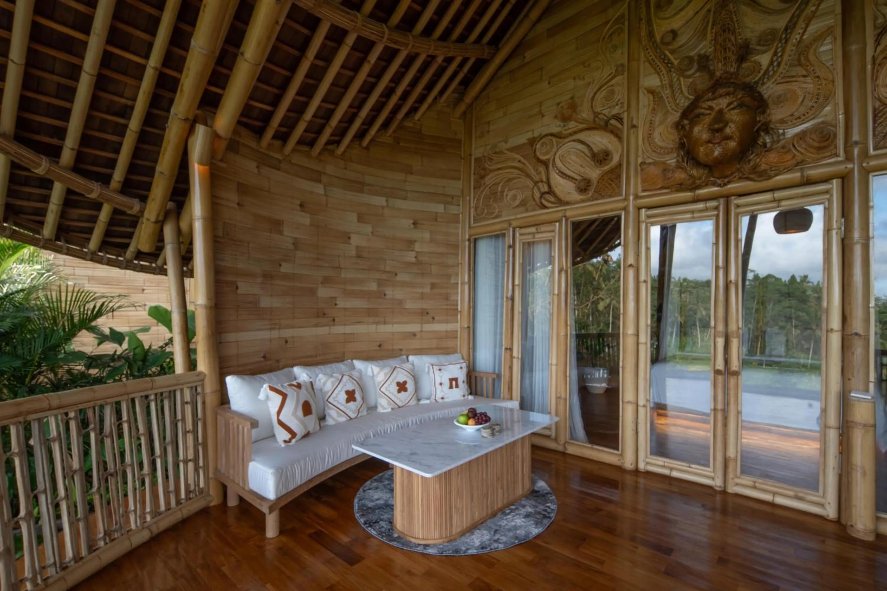 View (from property/room) in Bambootel Sawah View