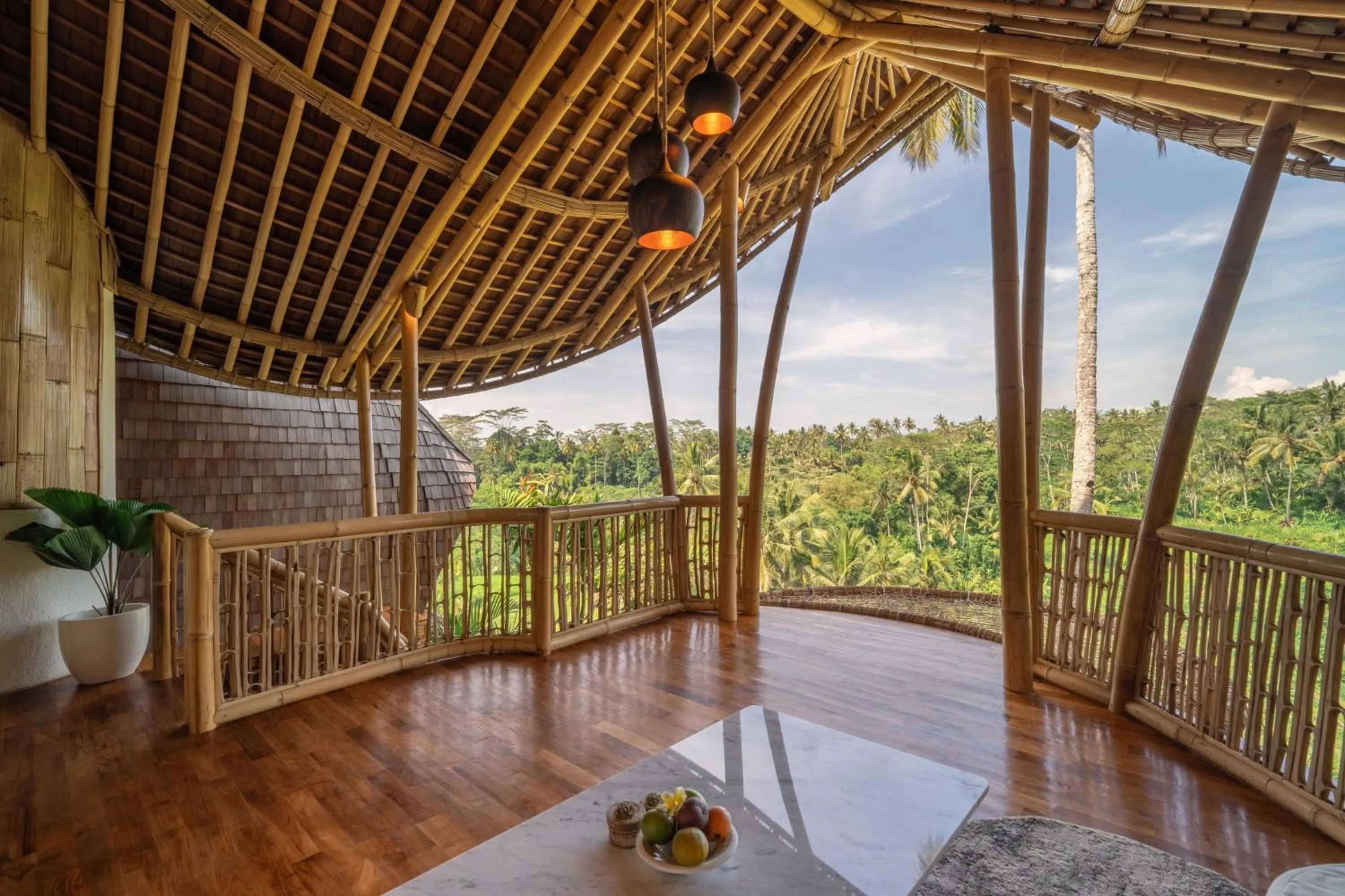 View (from property/room) in Bambootel Sawah View