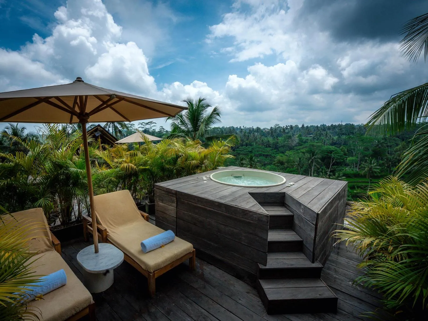 View (from property/room) in Bambootel Sawah View