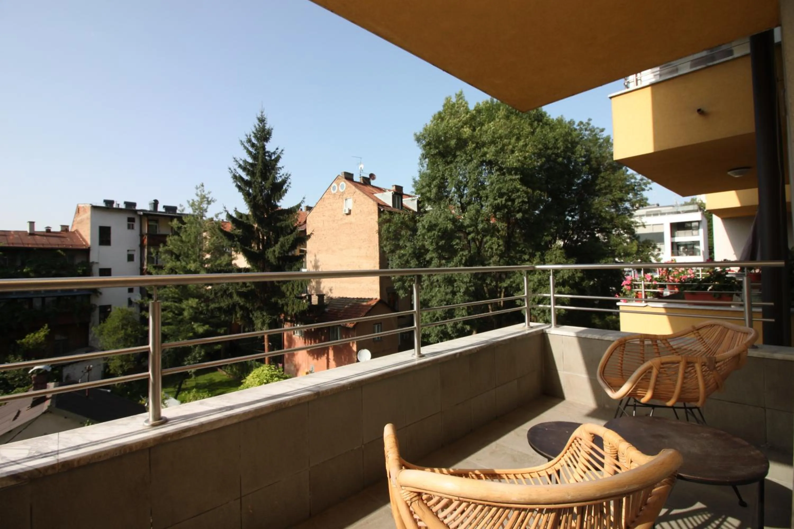 Balcony/Terrace in Sarajevo Daily Apartments