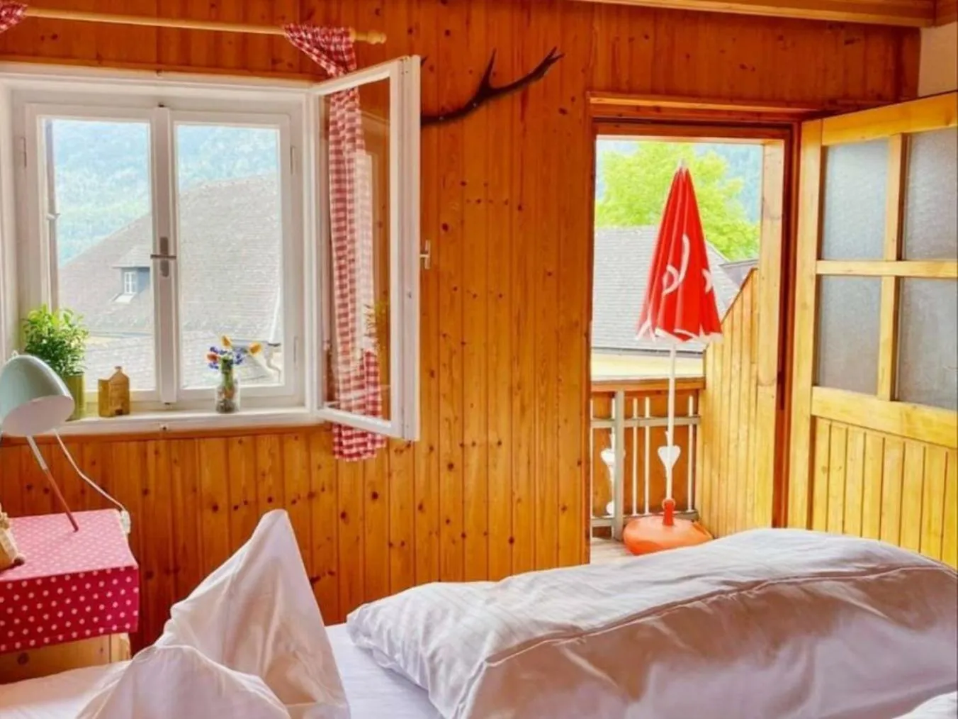 Bed in Pension Leopoldine