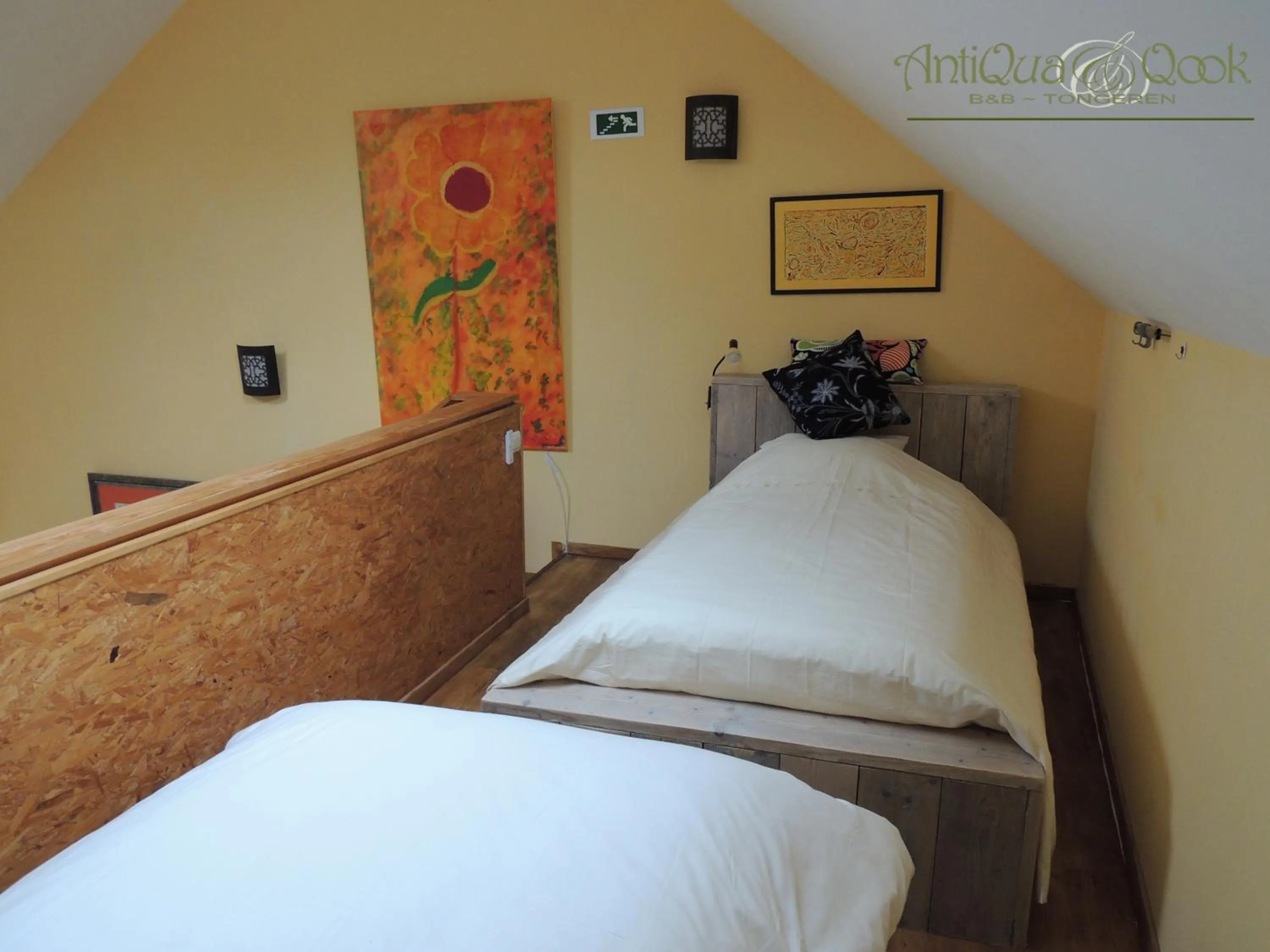 Bed in B&B AntiQua & Qook