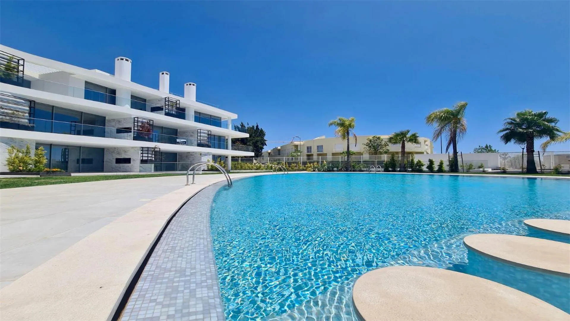 Pool view in Lake24 CD256- CleverDetails, 3 bedroom apartment, sleeps 6, near to Falesia Beach and the Marina