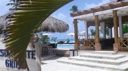 Garden view in Appartamenti in Cadaques Caribe