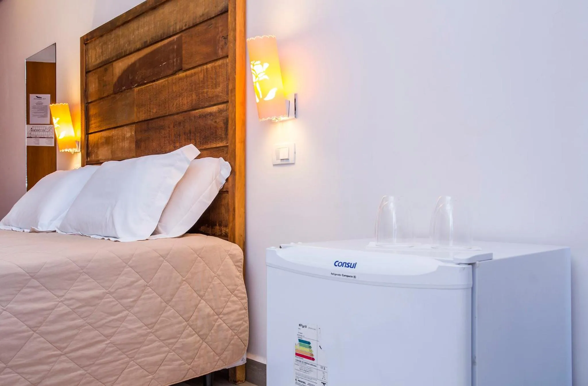 Bed in Guarany Eco Resort