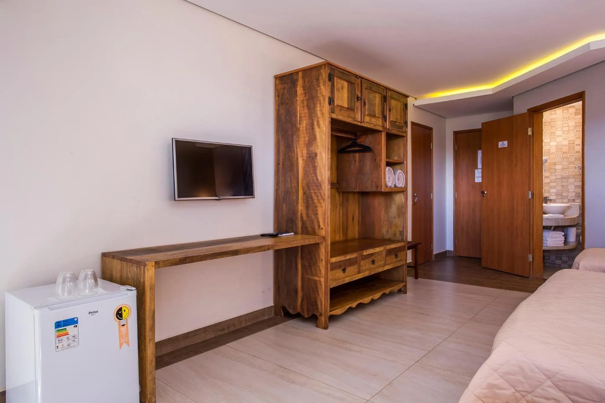 TV and multimedia, Bed in Guarany Eco Resort
