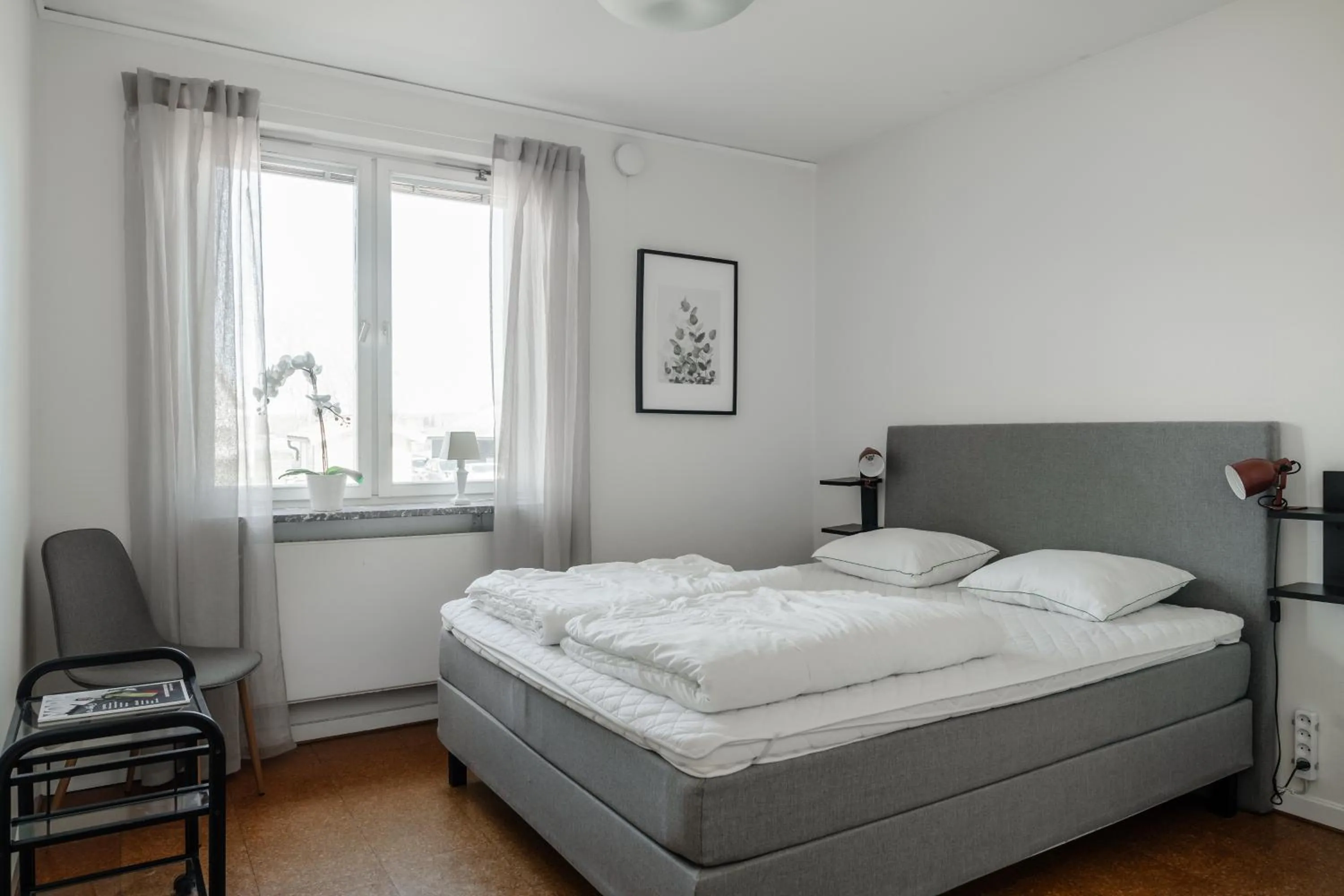 Bedroom, Bed in Saxvikens vandrarhem