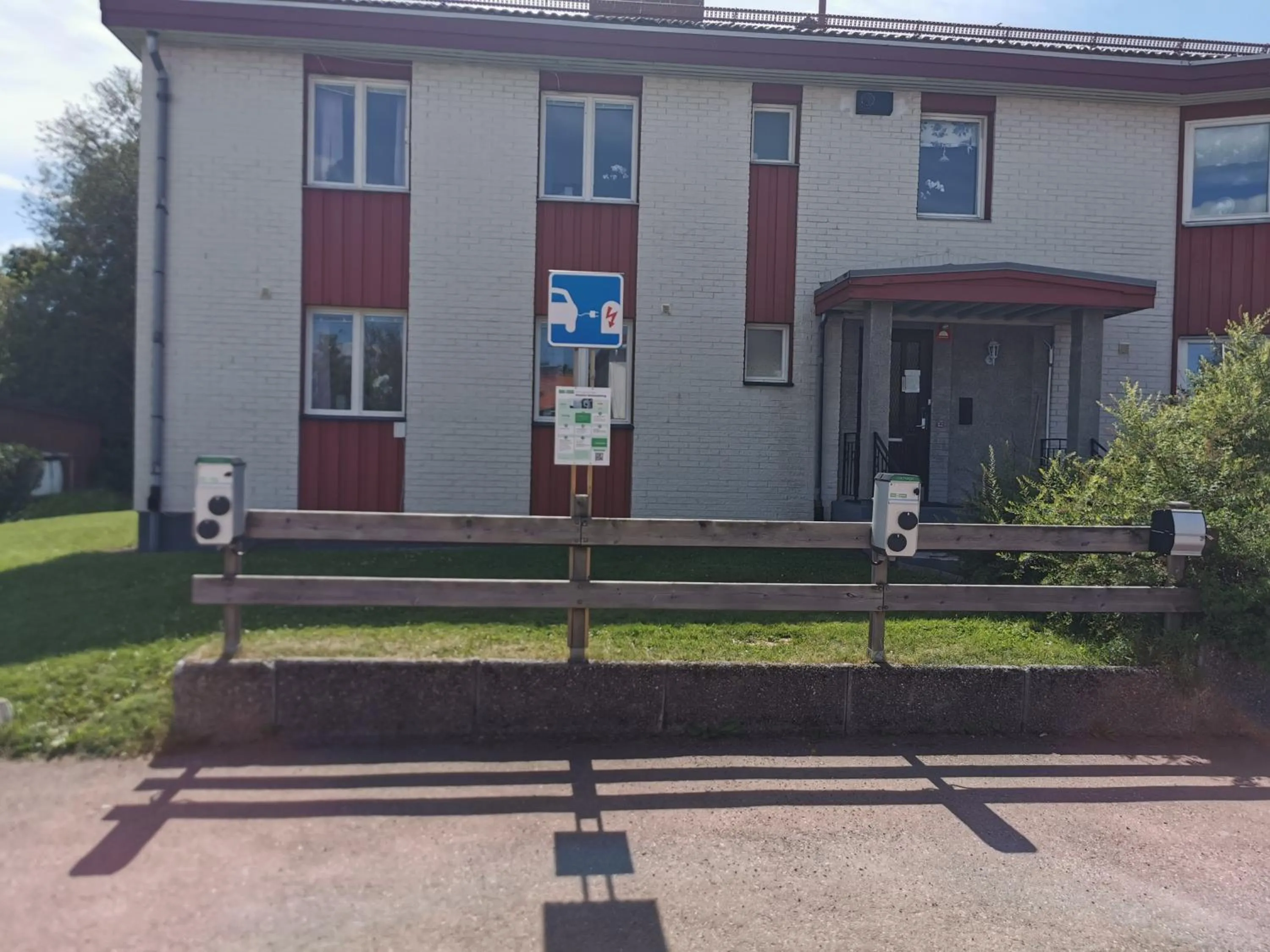 Parking in Saxvikens vandrarhem