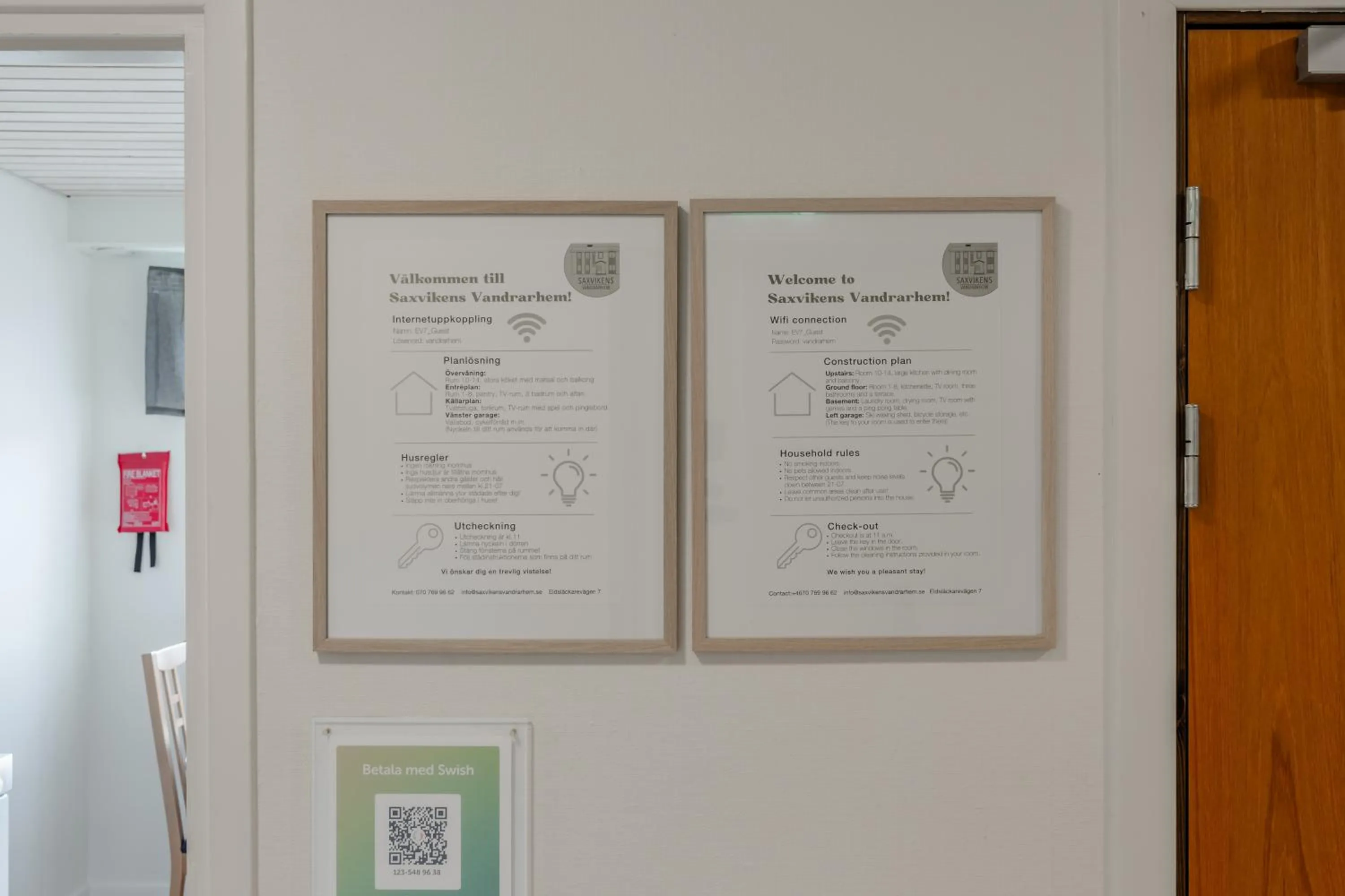 Property building in Saxvikens vandrarhem