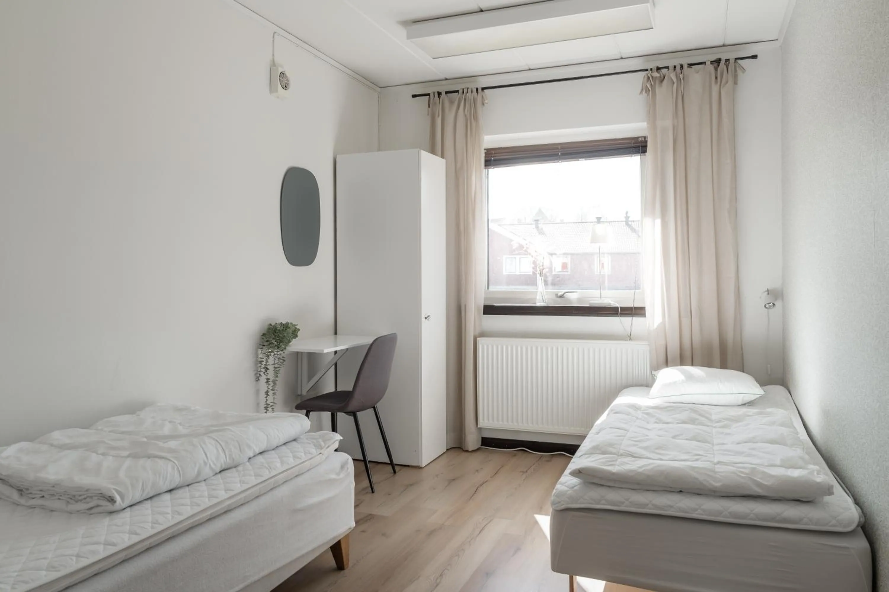 Bedroom, Bed in Saxvikens vandrarhem