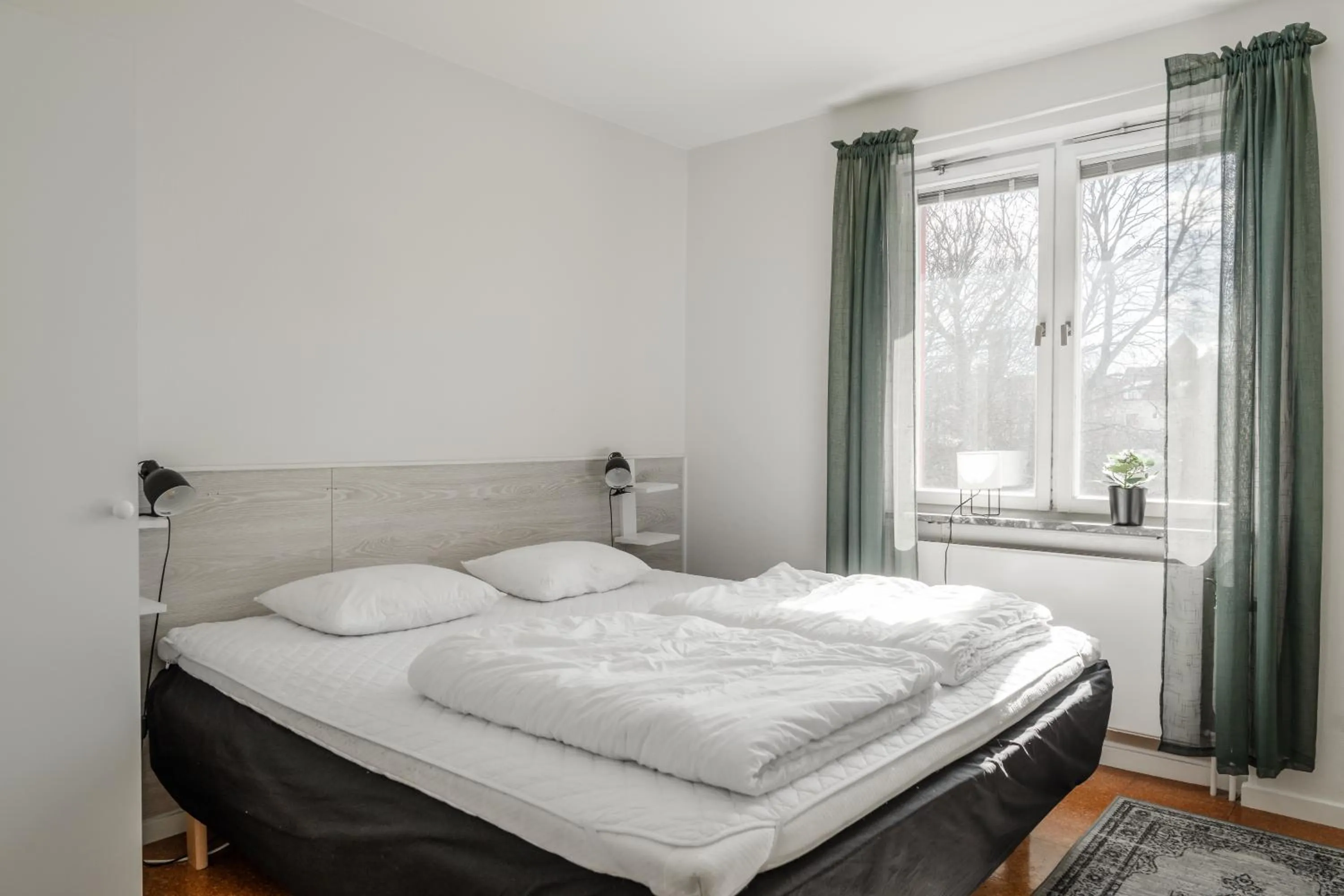 Bedroom, Bed in Saxvikens vandrarhem