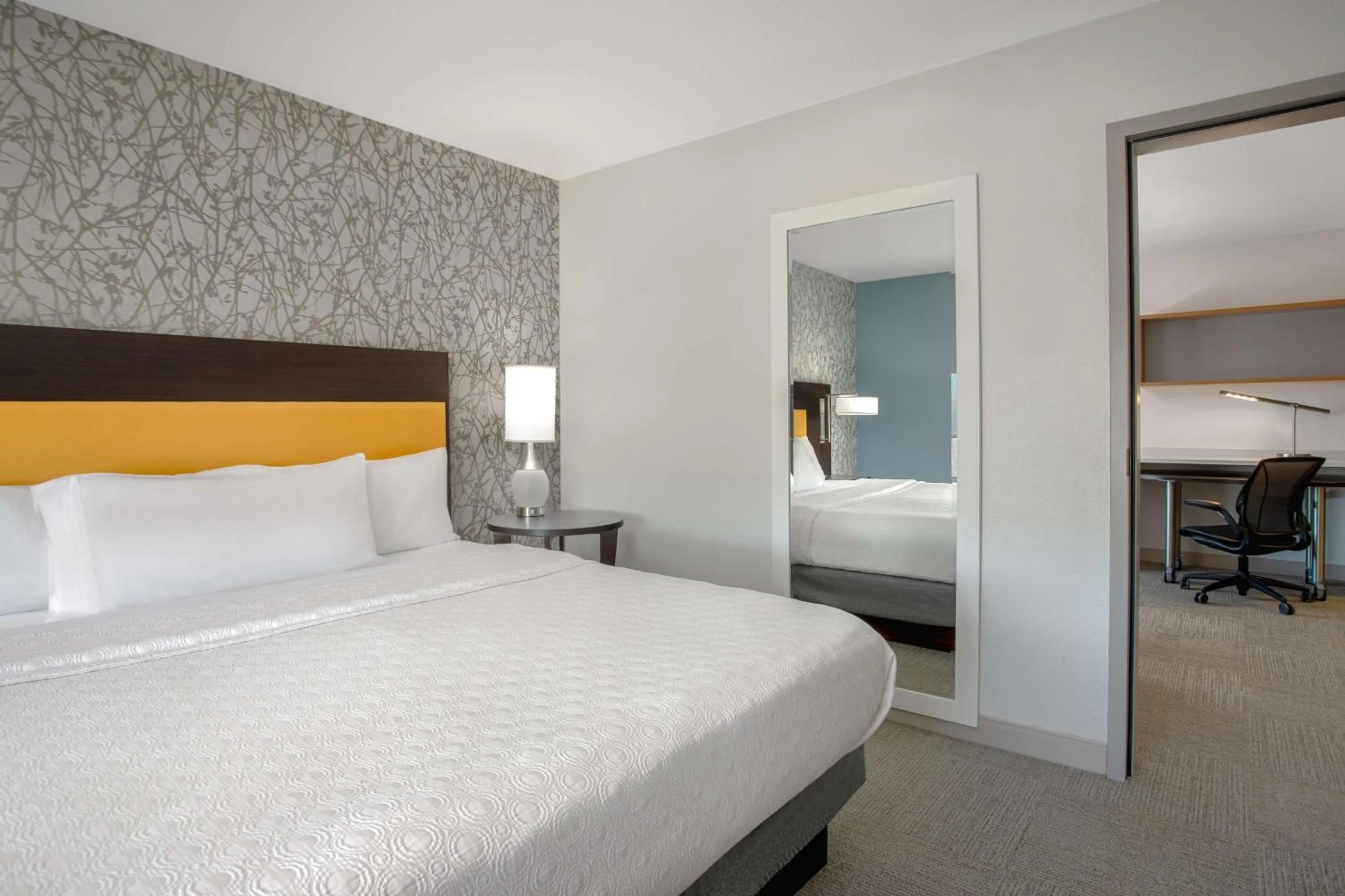Bed in Home2 Suites By Hilton Omaha West