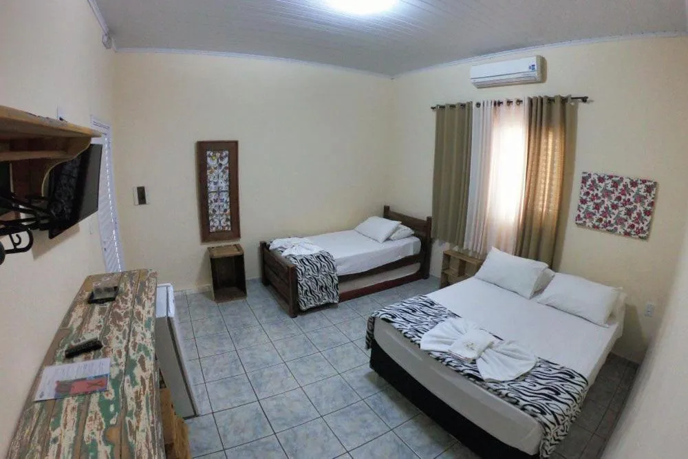 Bed in Pousada Tia Nena