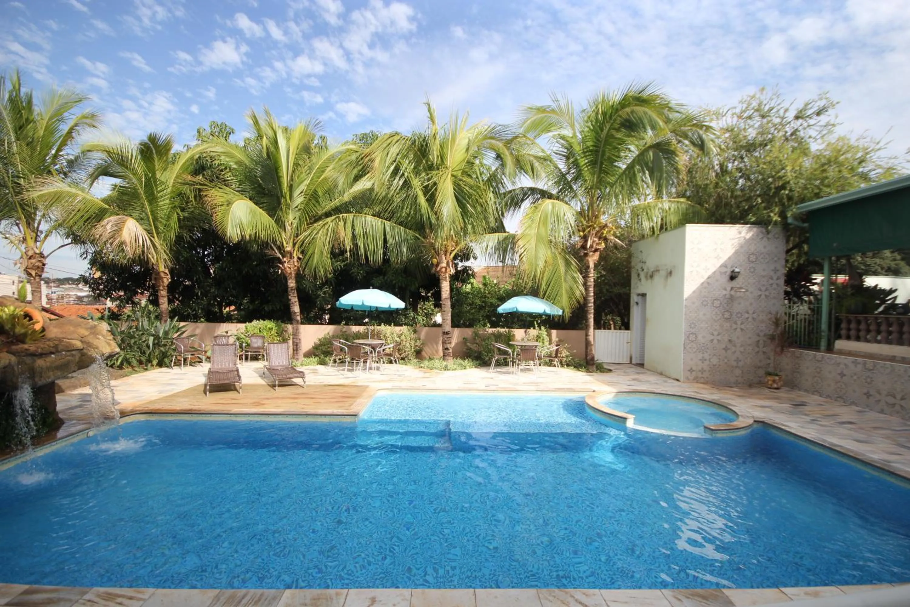 Pool view in Pousada Tia Nena