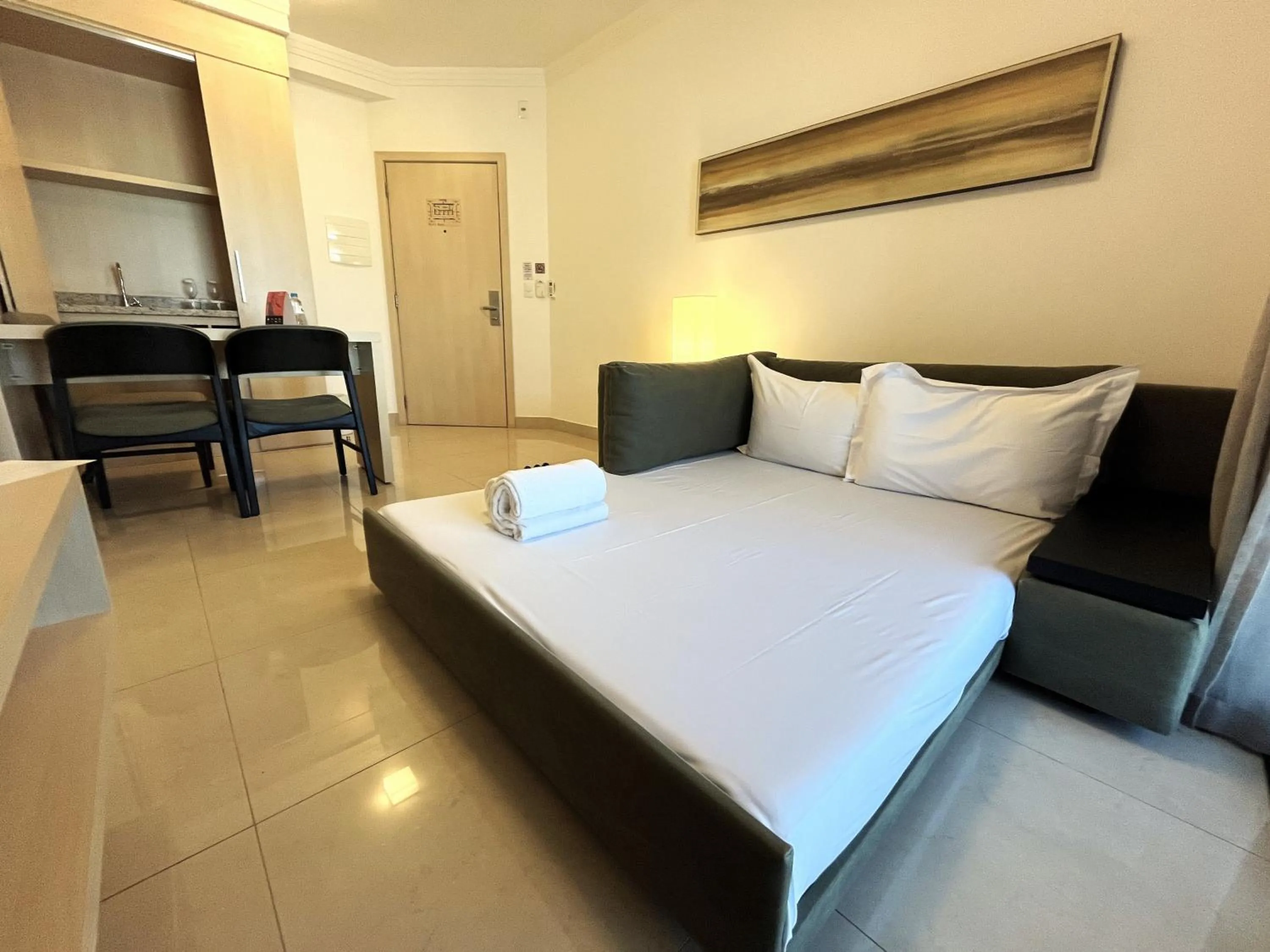 Bed in Hotel Mont Blanc Premium