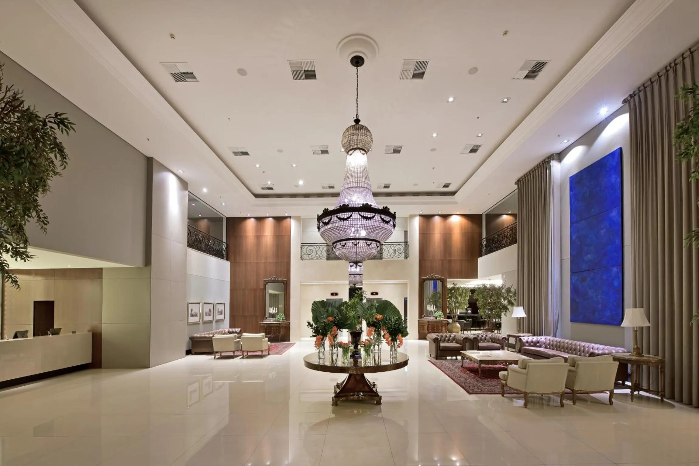 Lobby or reception in Hotel Mont Blanc Premium