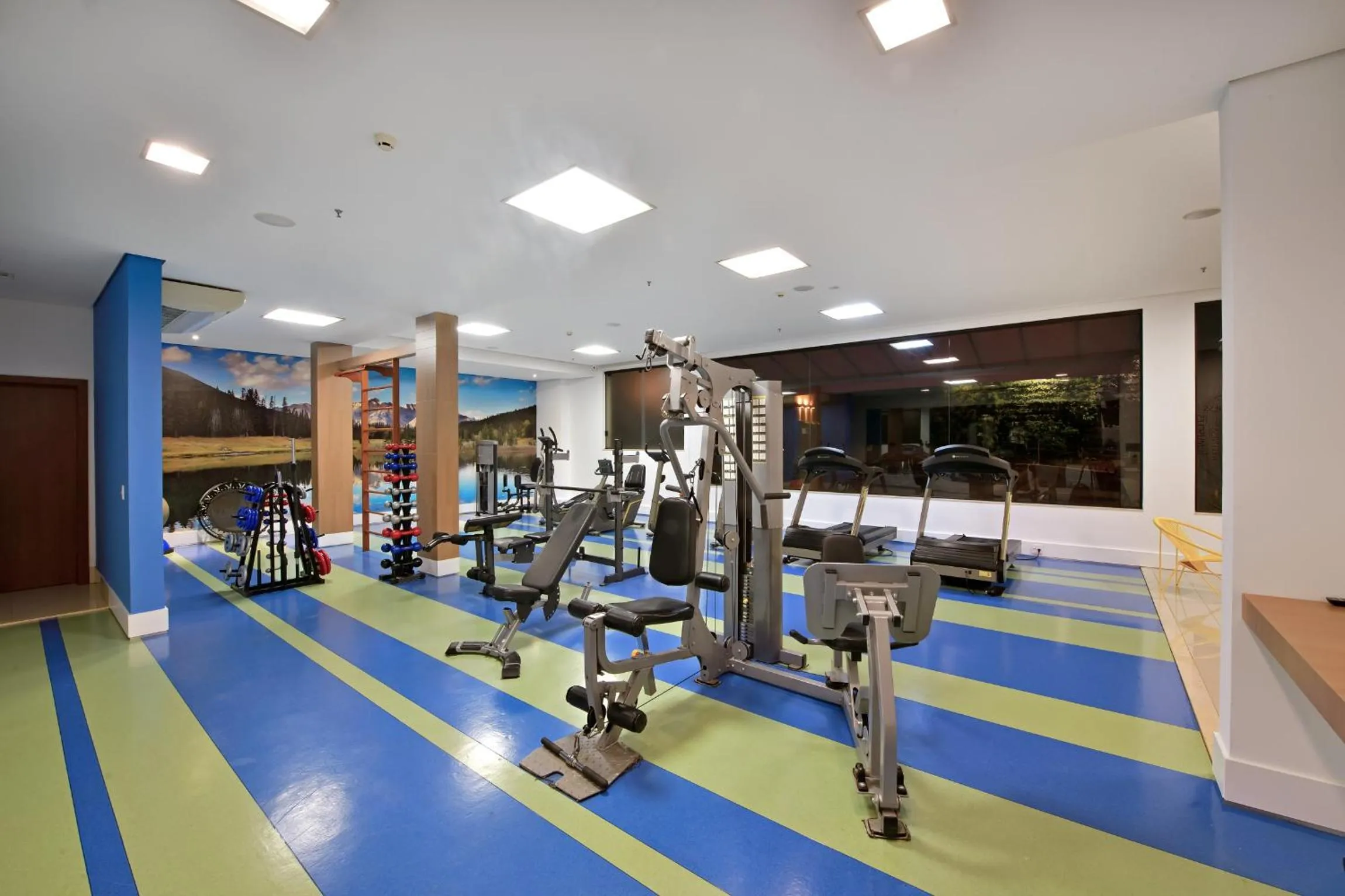 Fitness centre/facilities in Hotel Mont Blanc Premium