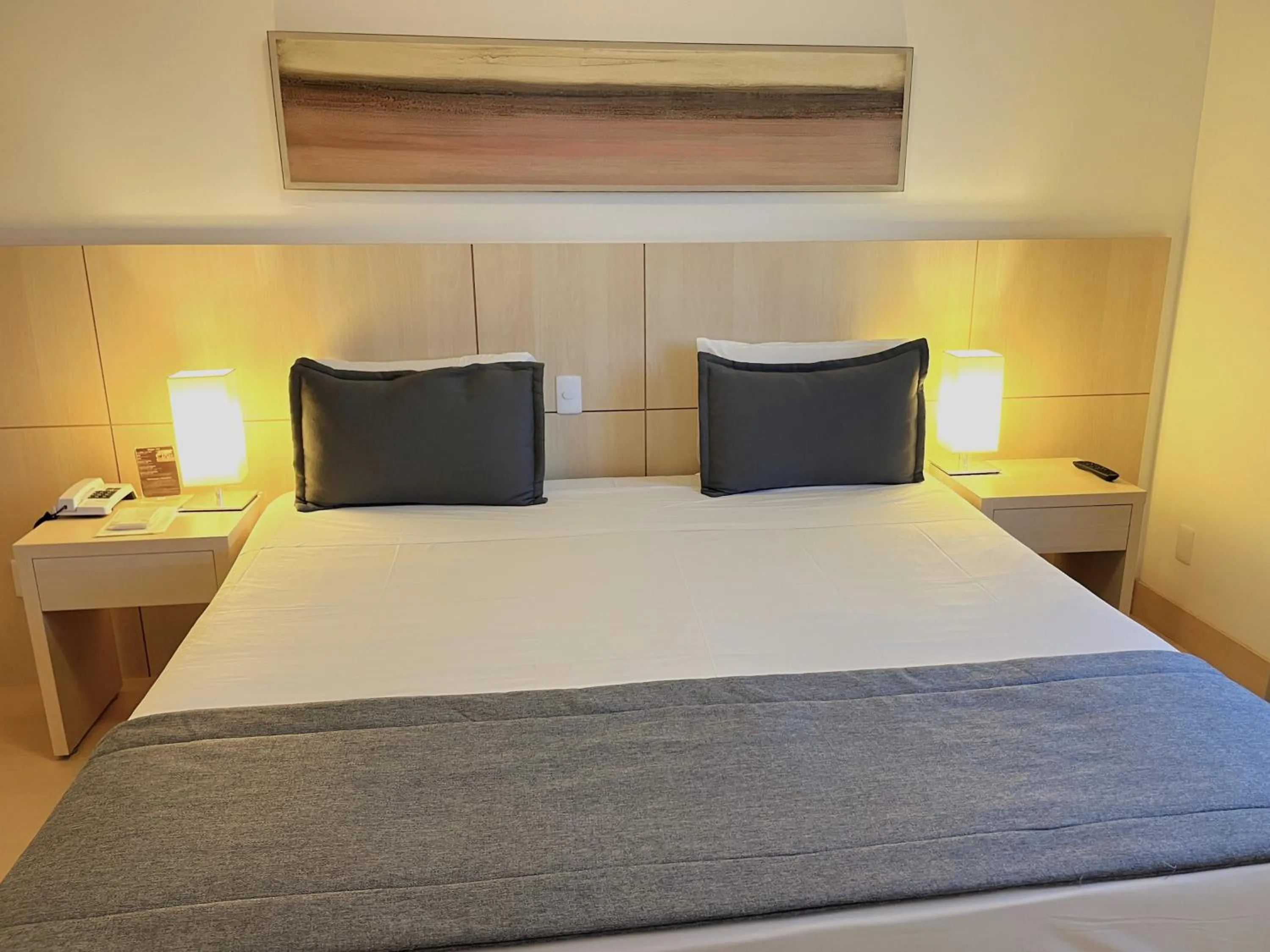 Bed in Hotel Mont Blanc Premium