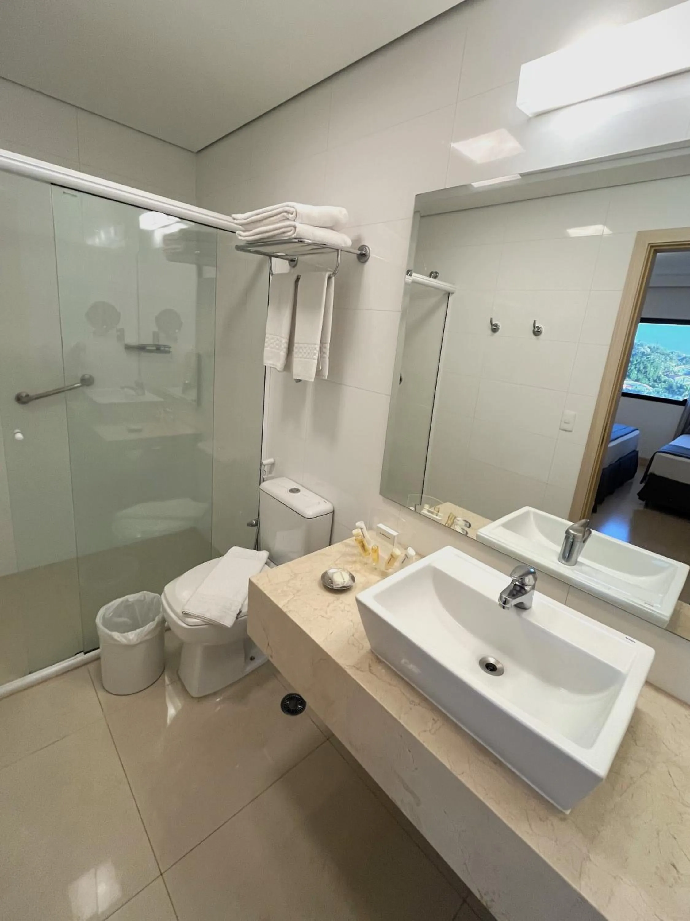 Shower in Hotel Mont Blanc Premium