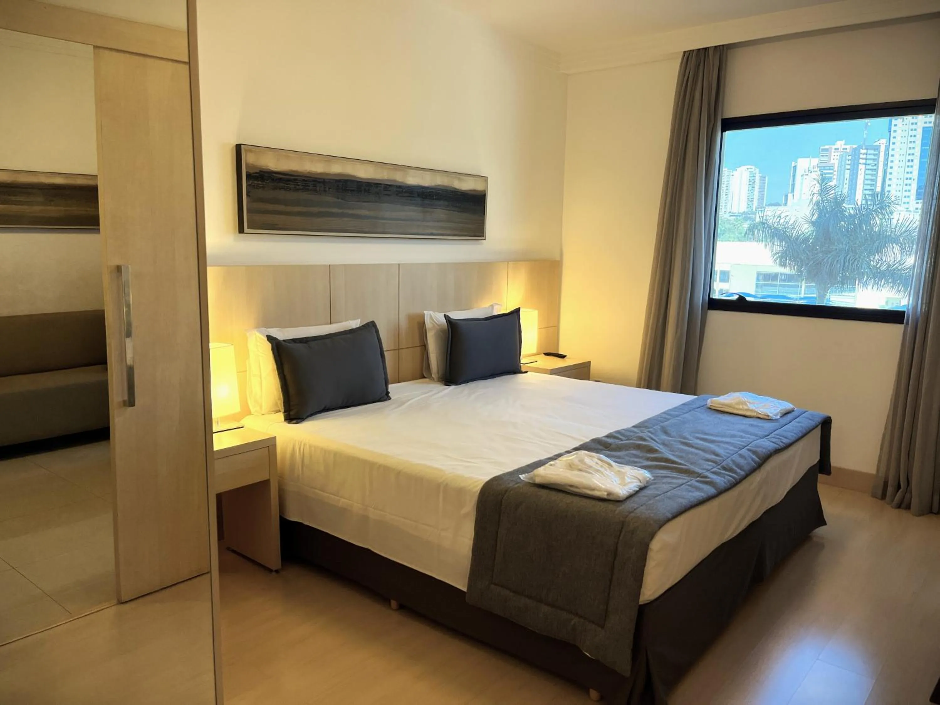 Bed in Hotel Mont Blanc Premium