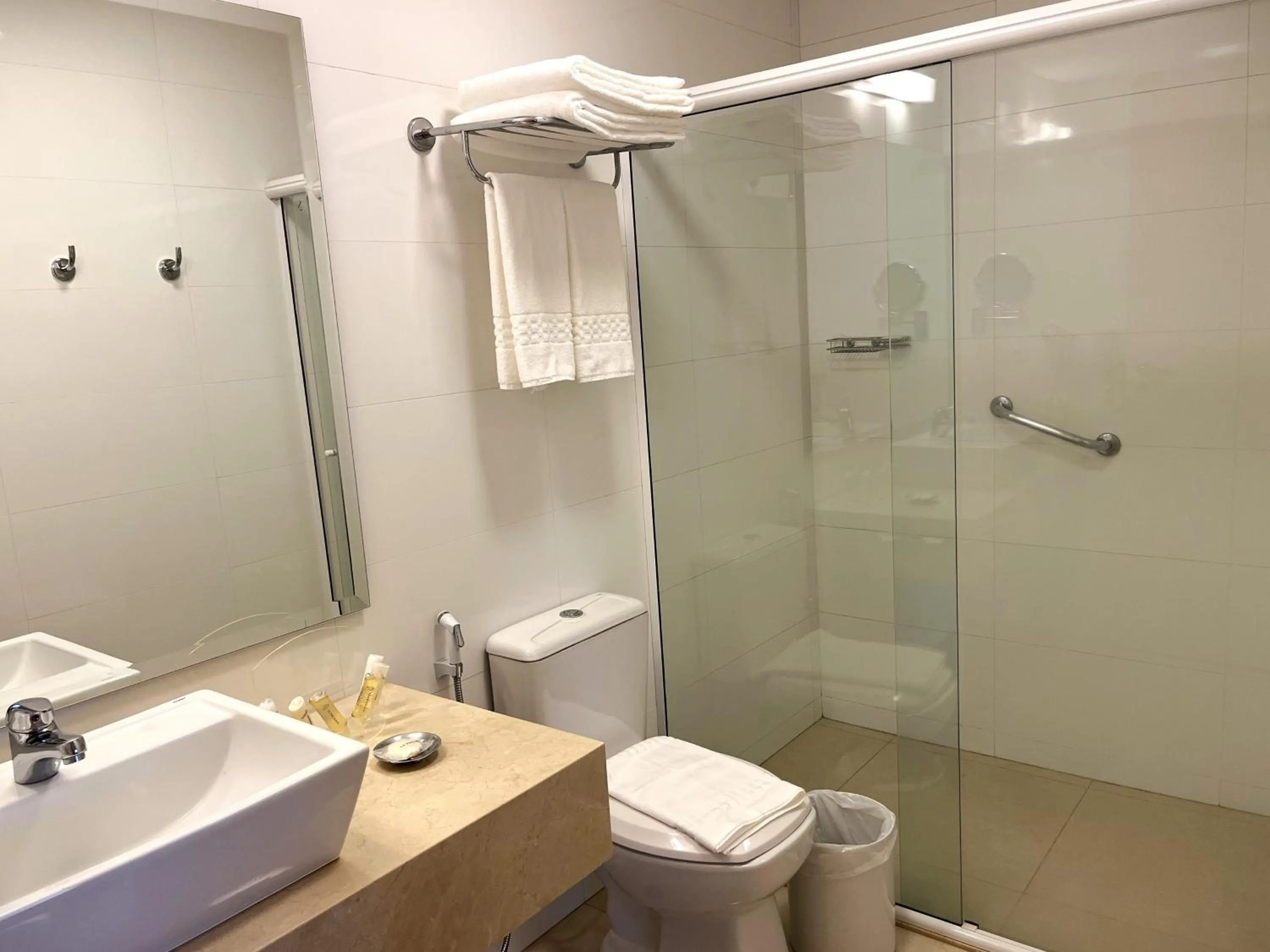 Shower in Hotel Mont Blanc Premium