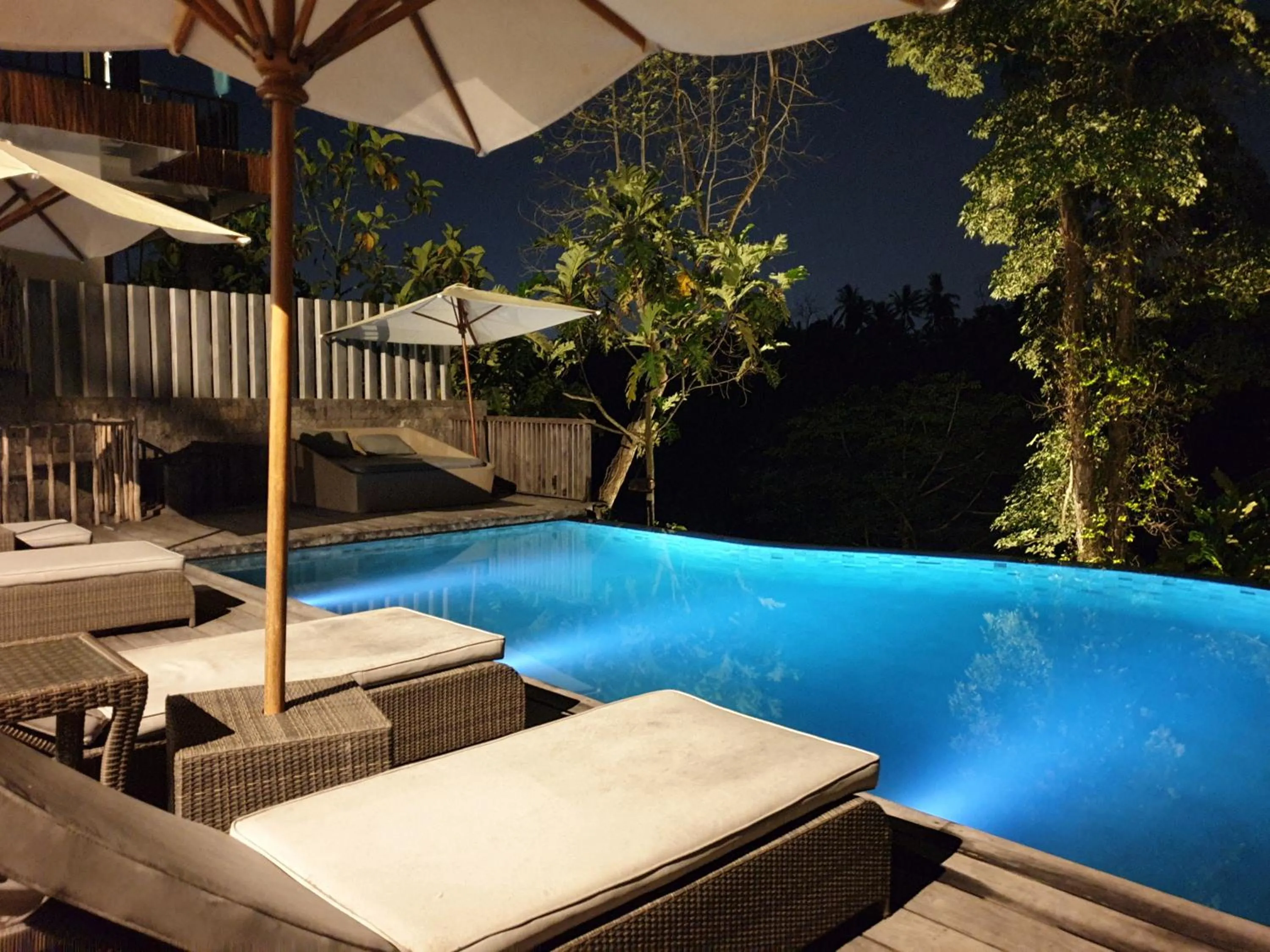 Pool view in Angsoka Bungalow