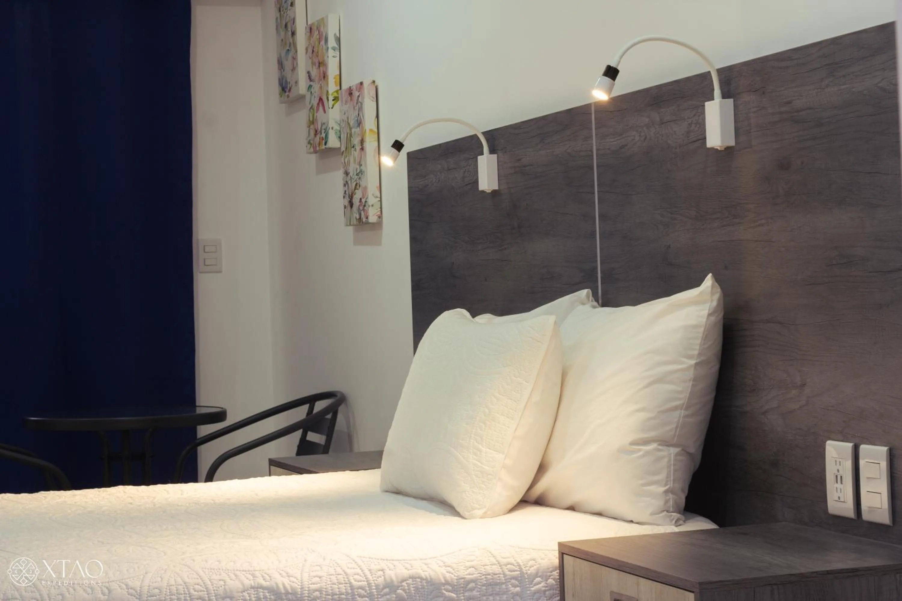 Bed in Casa Xtao Hotel