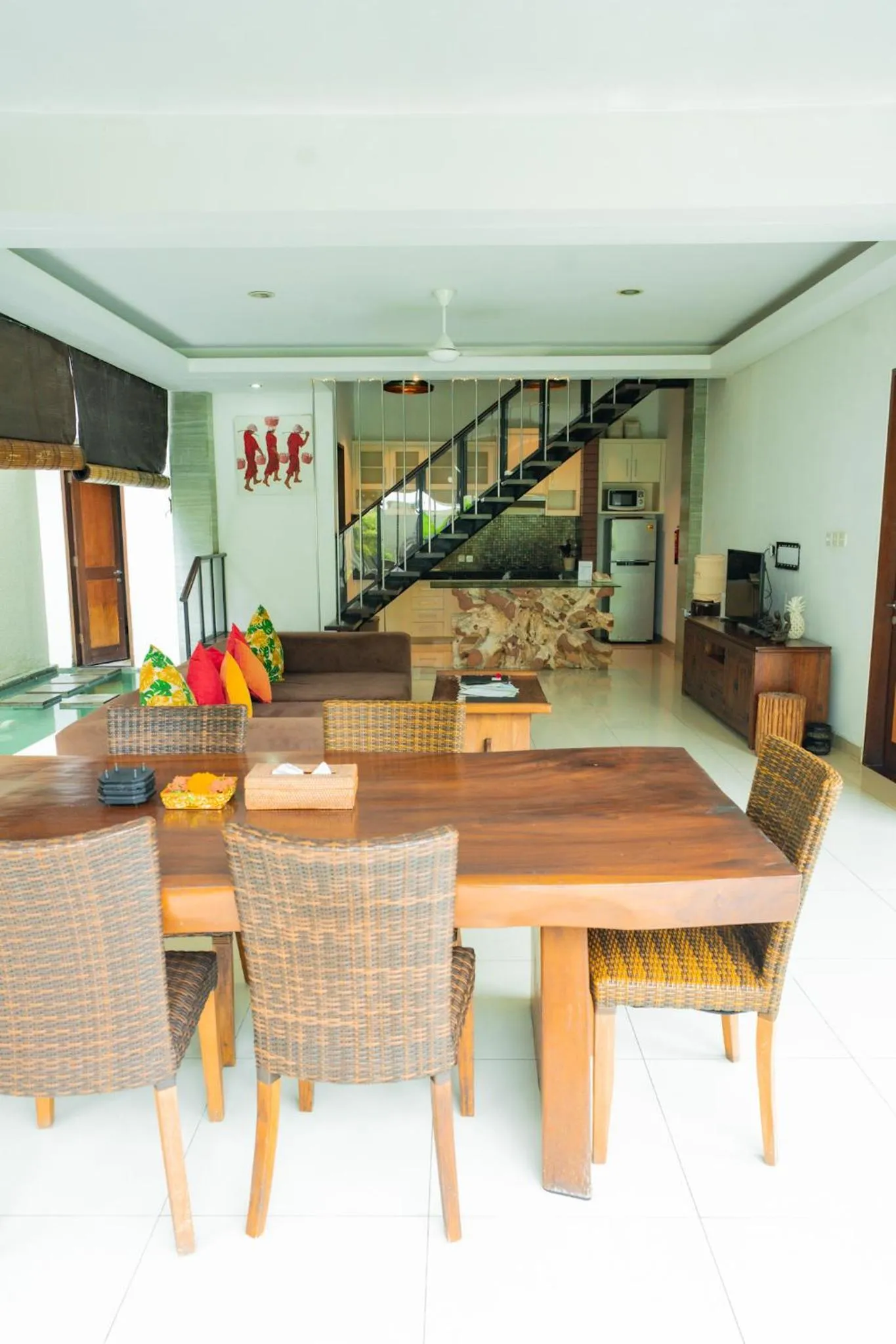 Living room in The Kumpi Villas