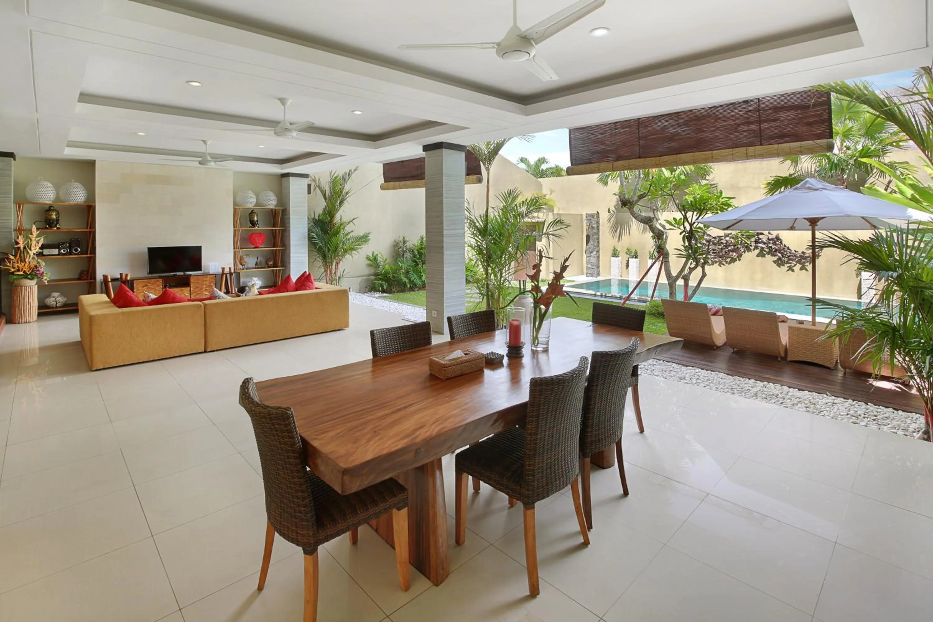 Living room in The Kumpi Villas