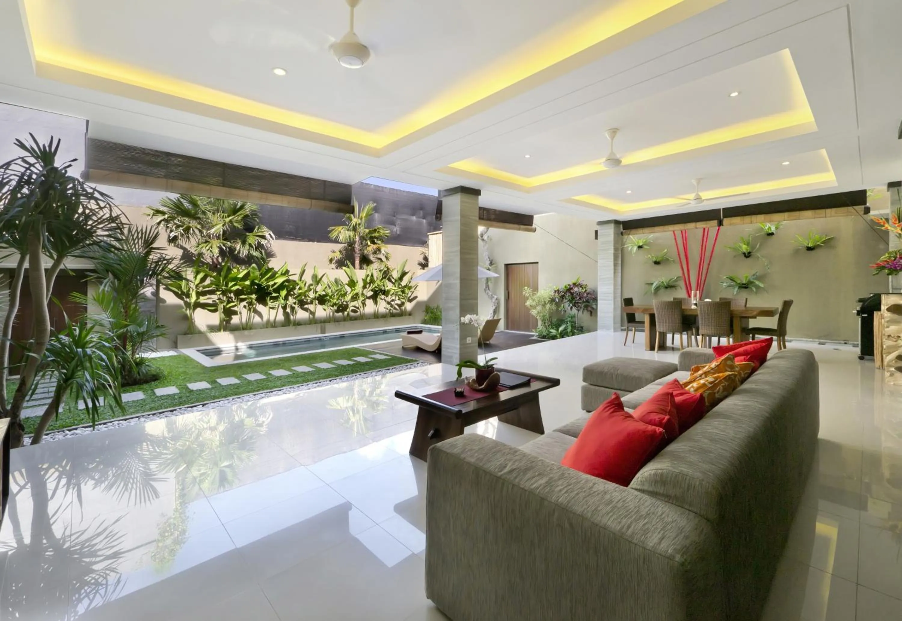 Living room in The Kumpi Villas