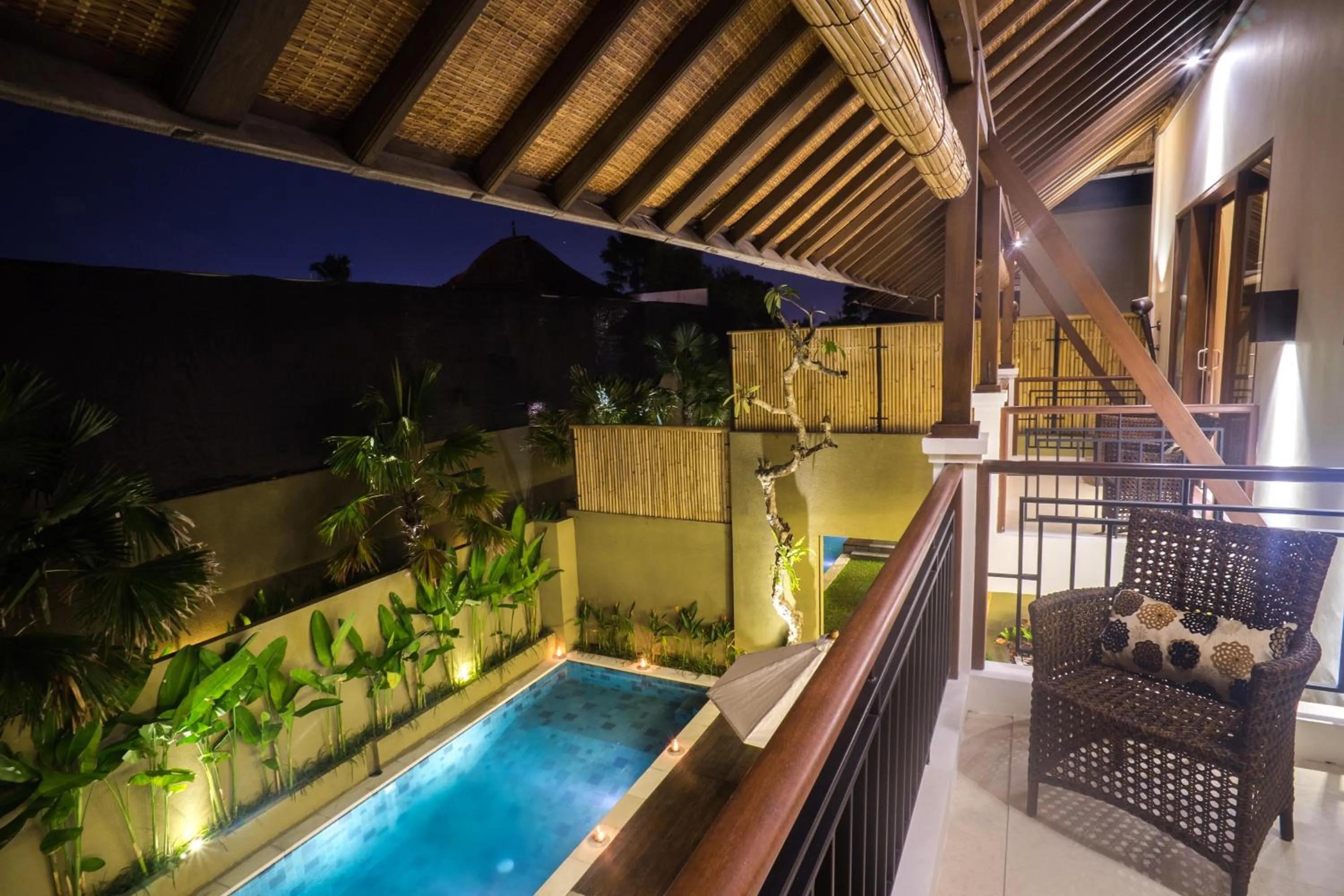 Balcony/Terrace in The Kumpi Villas