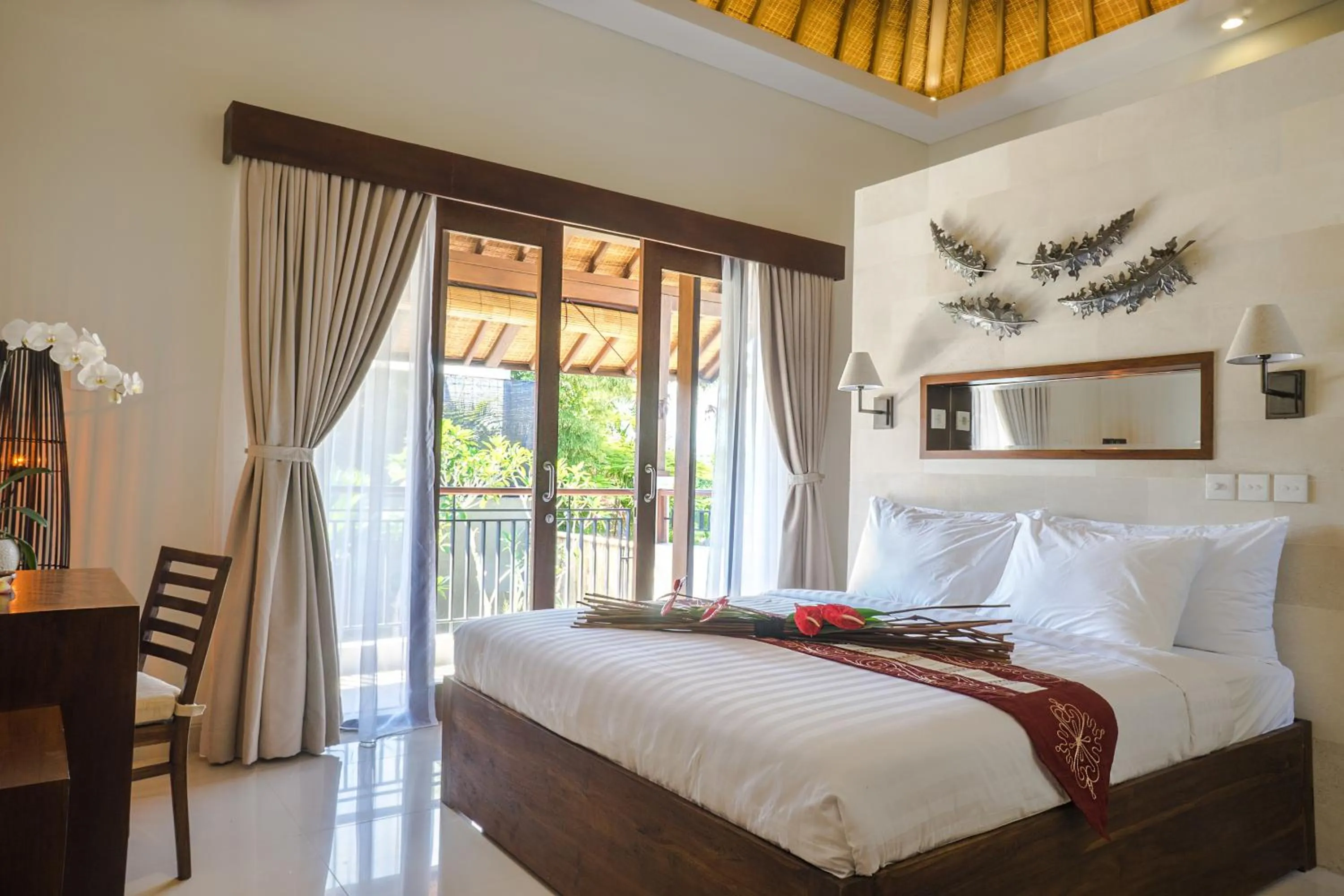 Bedroom, Bed in The Kumpi Villas