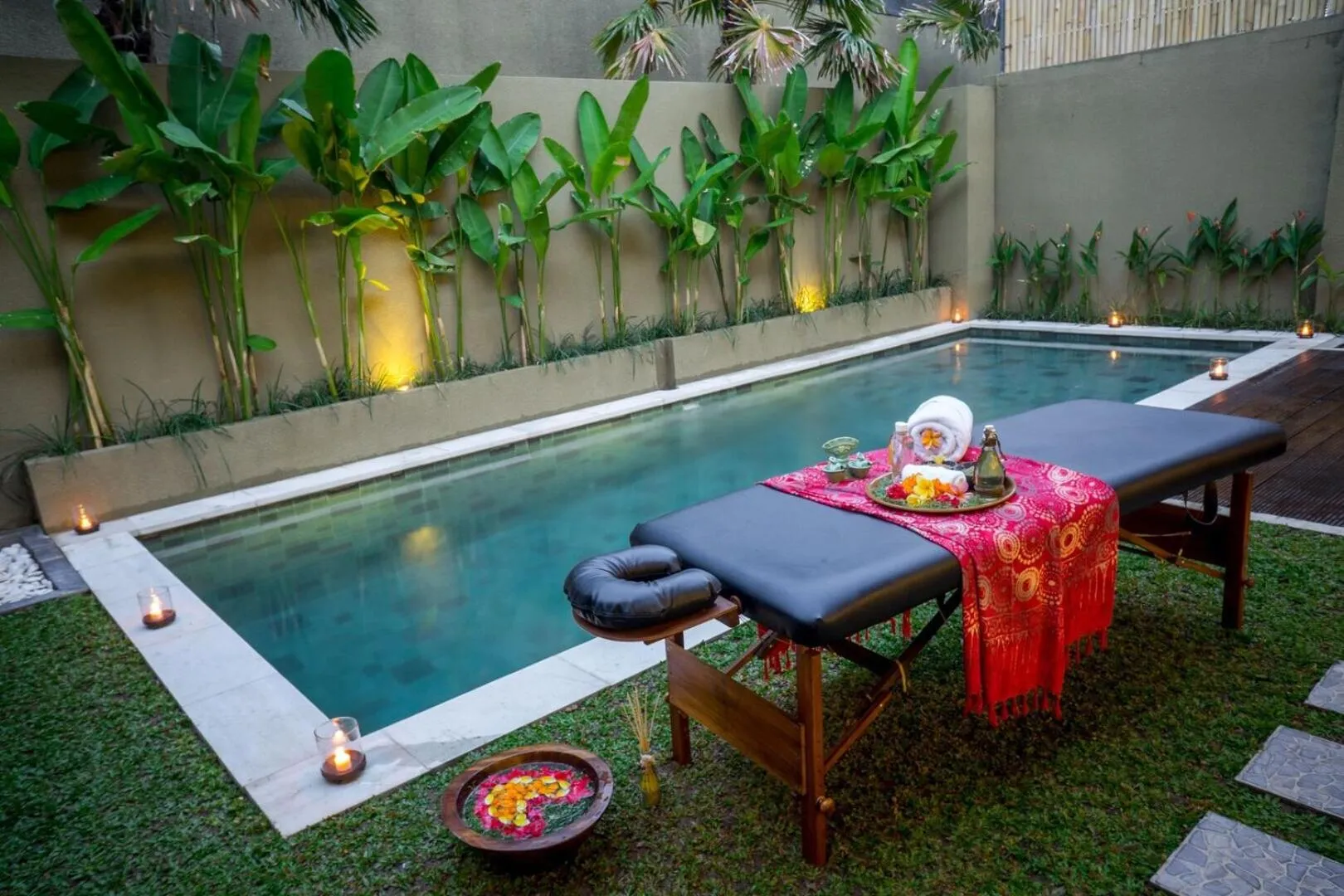 Swimming pool in The Kumpi Villas