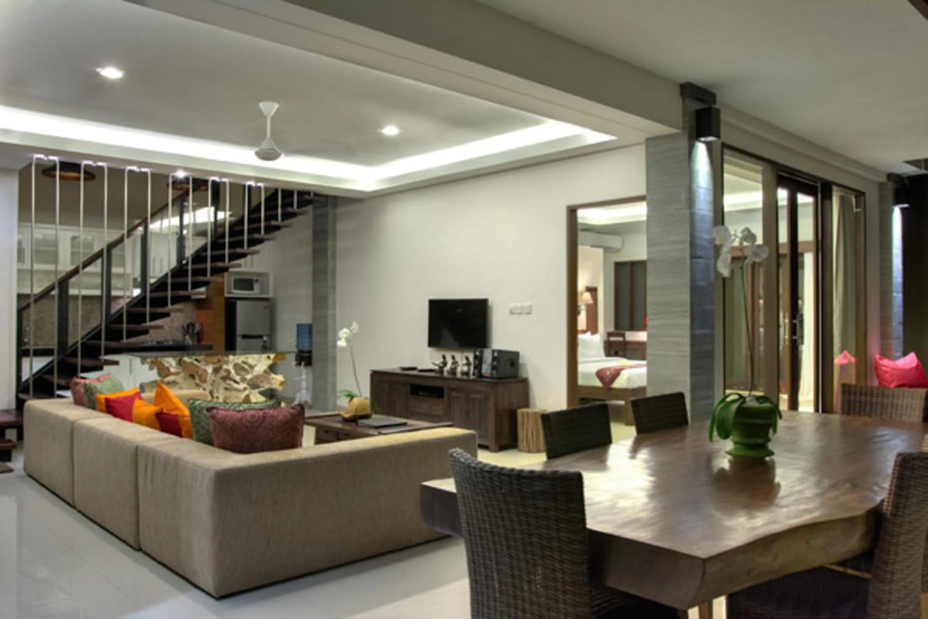 Living room in The Kumpi Villas