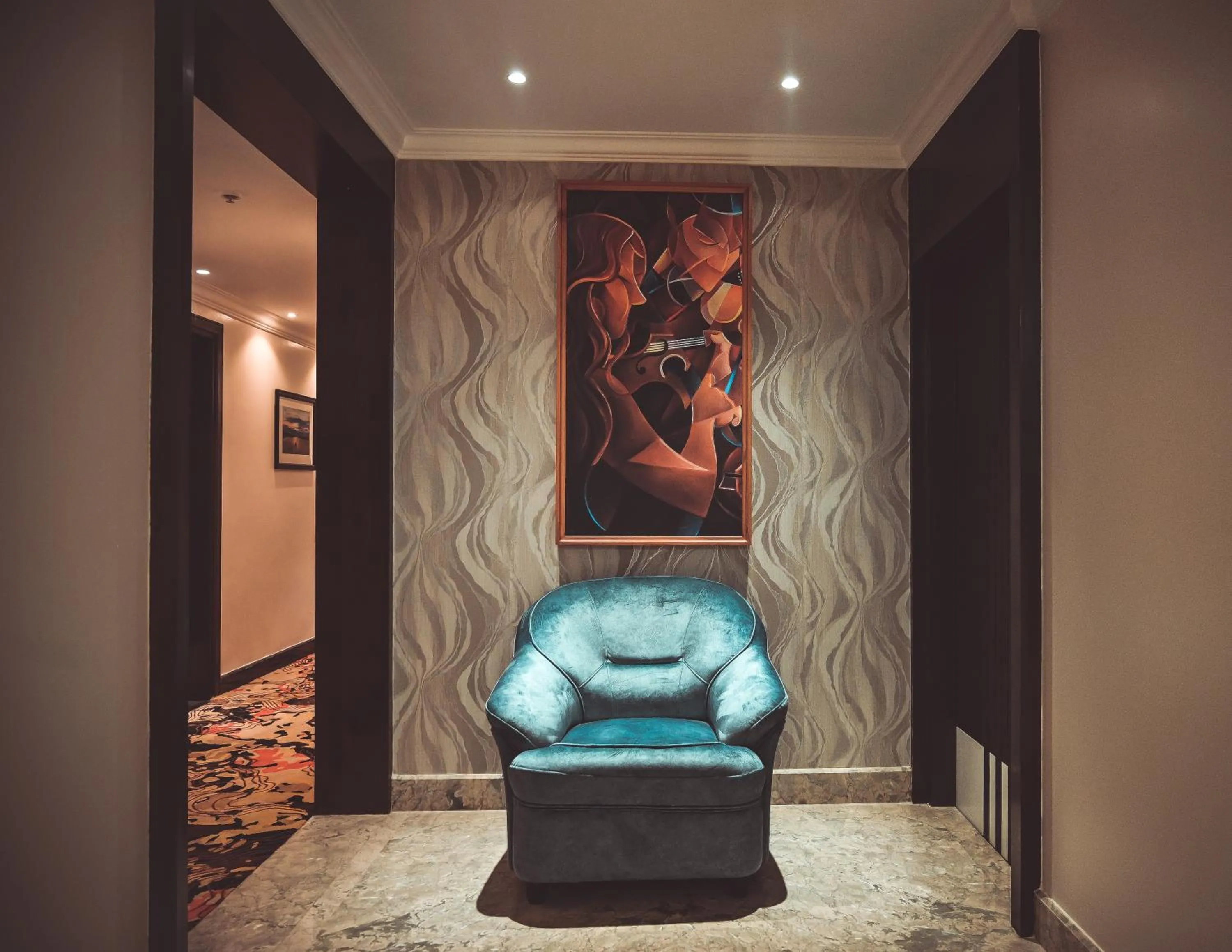 Decorative detail in Hotel Golden Riviera