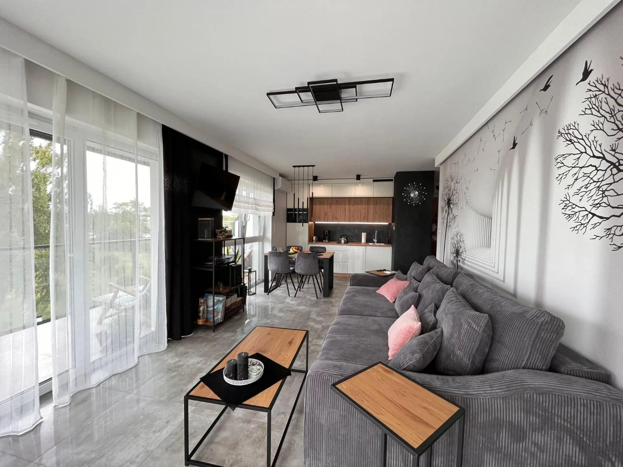Living room in Apartament Pod Dmuchawcem