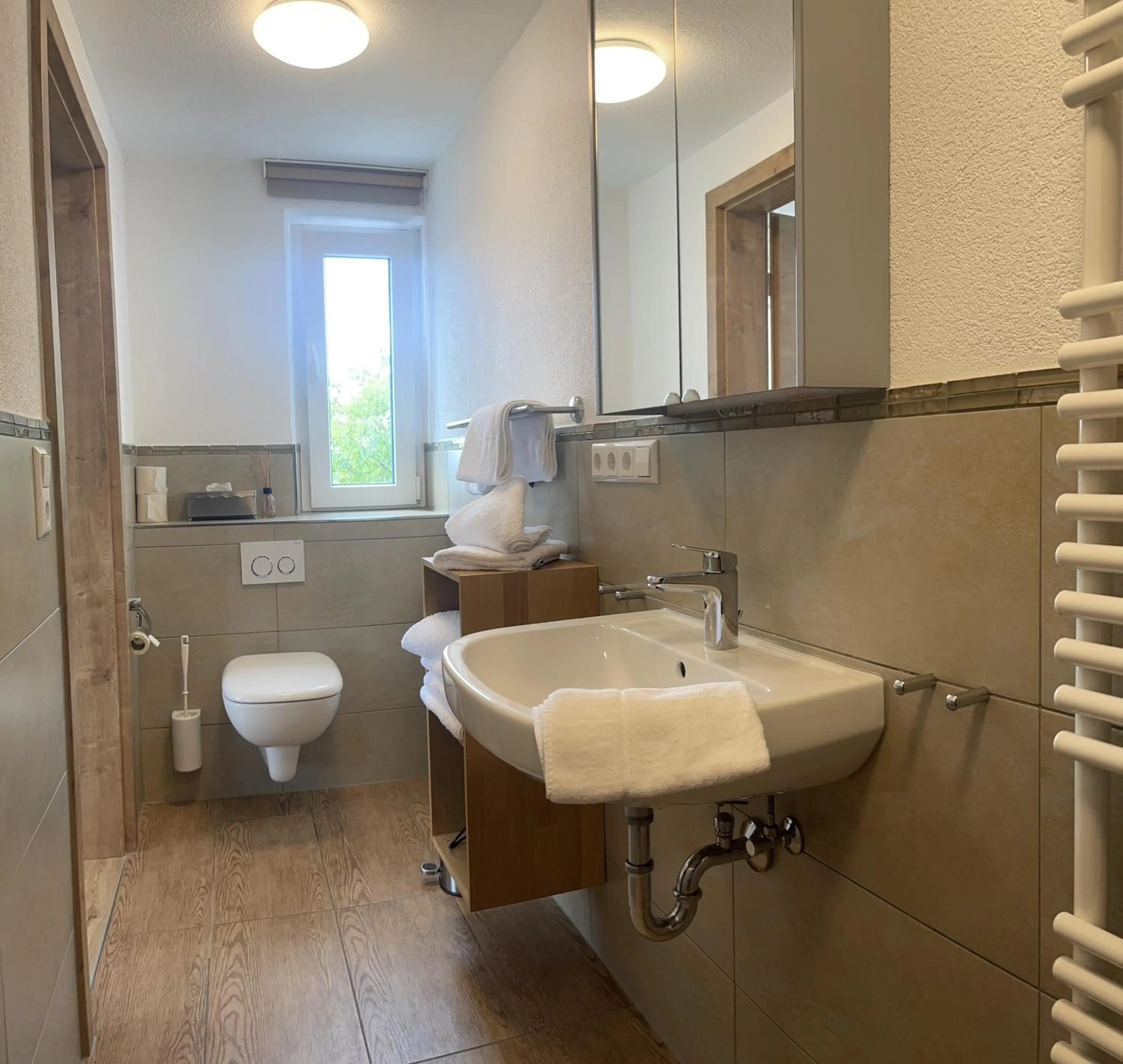 Bathroom in Adam & Eva Gasthof Paradies mit Hotel