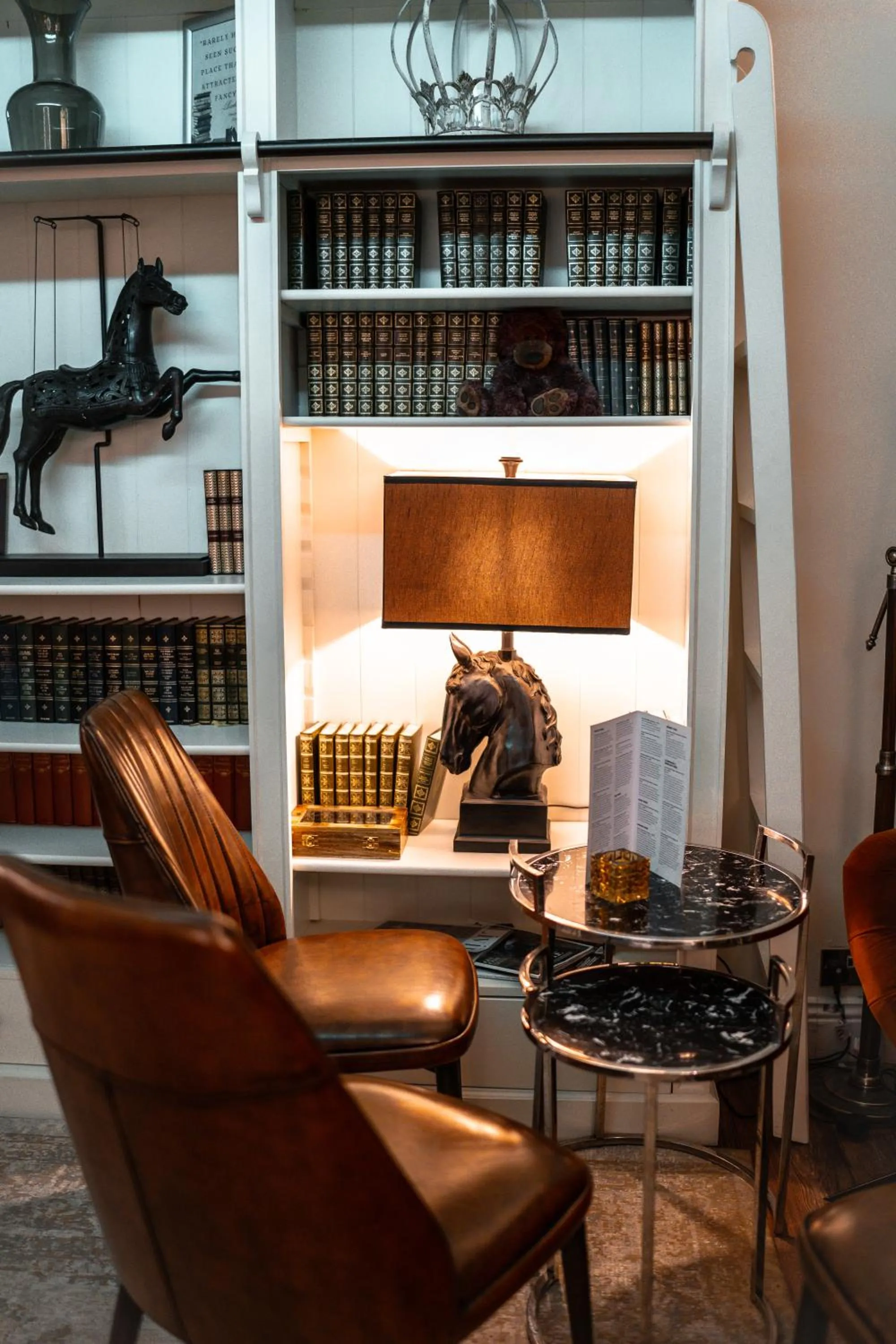 Library in Clarence Court Hotel