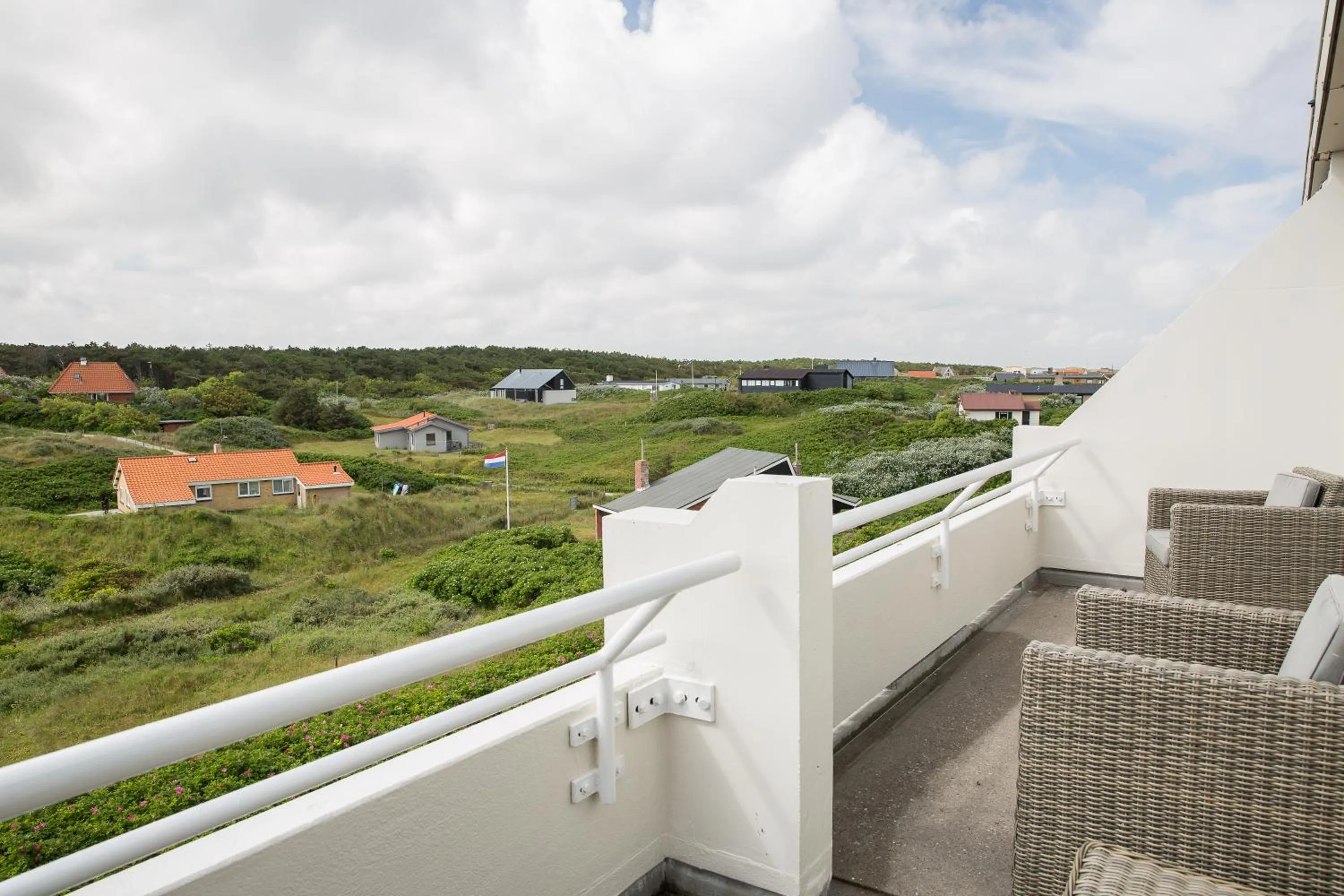 Balcony/Terrace in WestCord Strandhotel Seeduyn