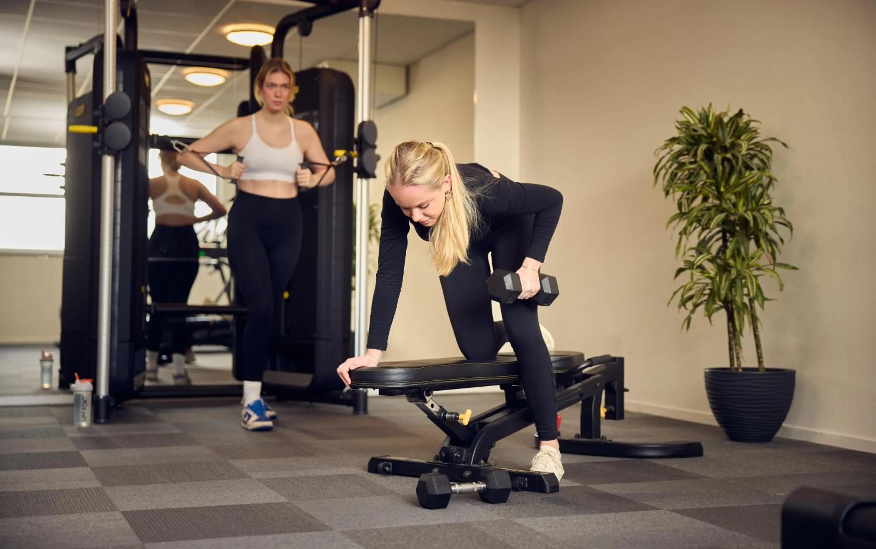 Fitness centre/facilities in WestCord Strandhotel Seeduyn