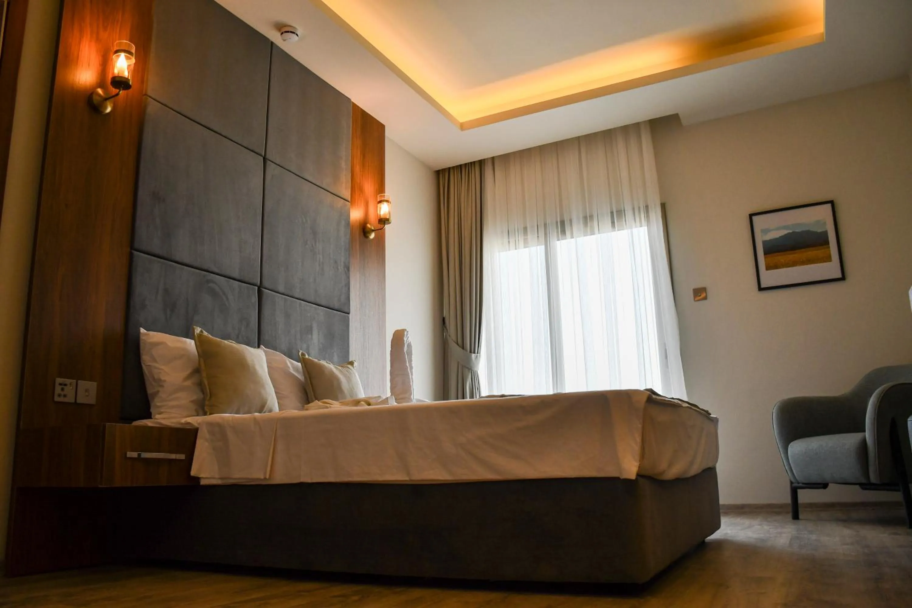 Bedroom, Bed in Mimoza Beach Hotel