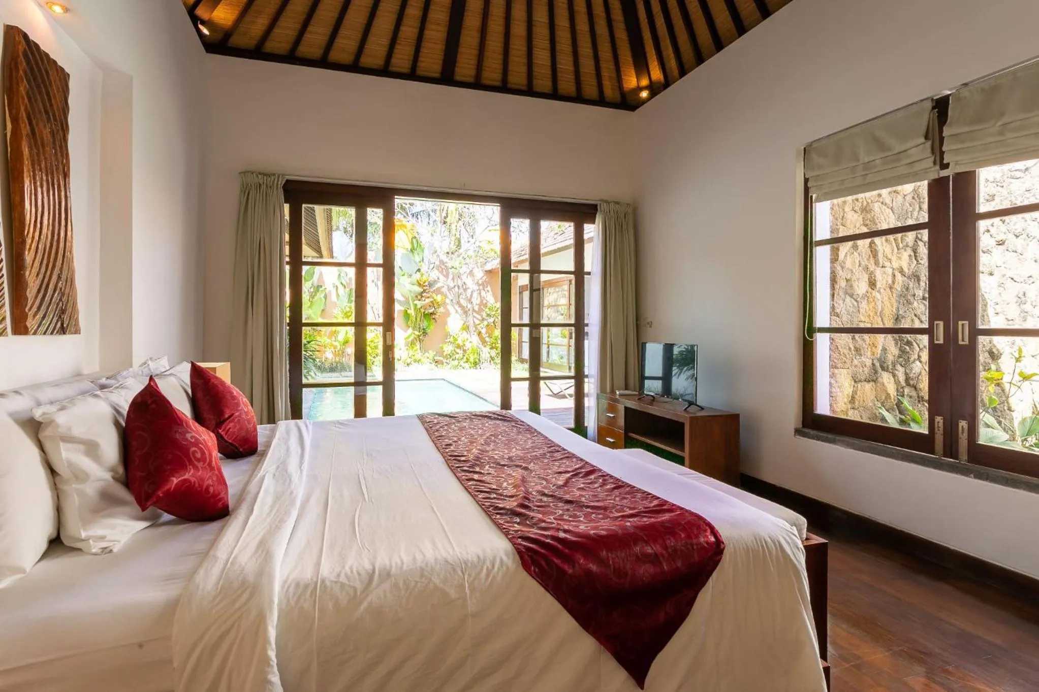 Bed in Sukanami Villa Ubud by ecommerceloka