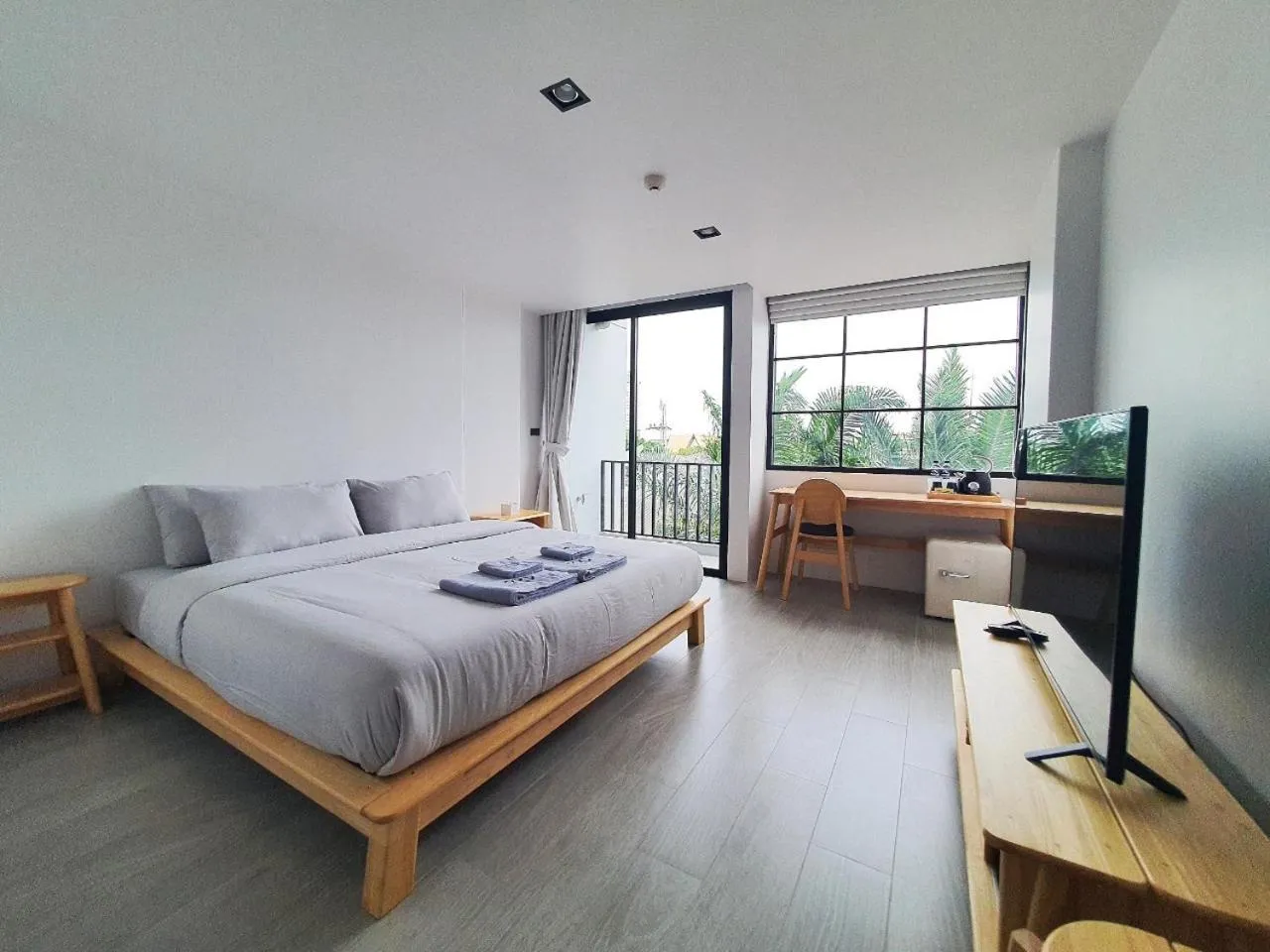 Bed in Tassanaplace Boutique Hotel (ฺBansuan)