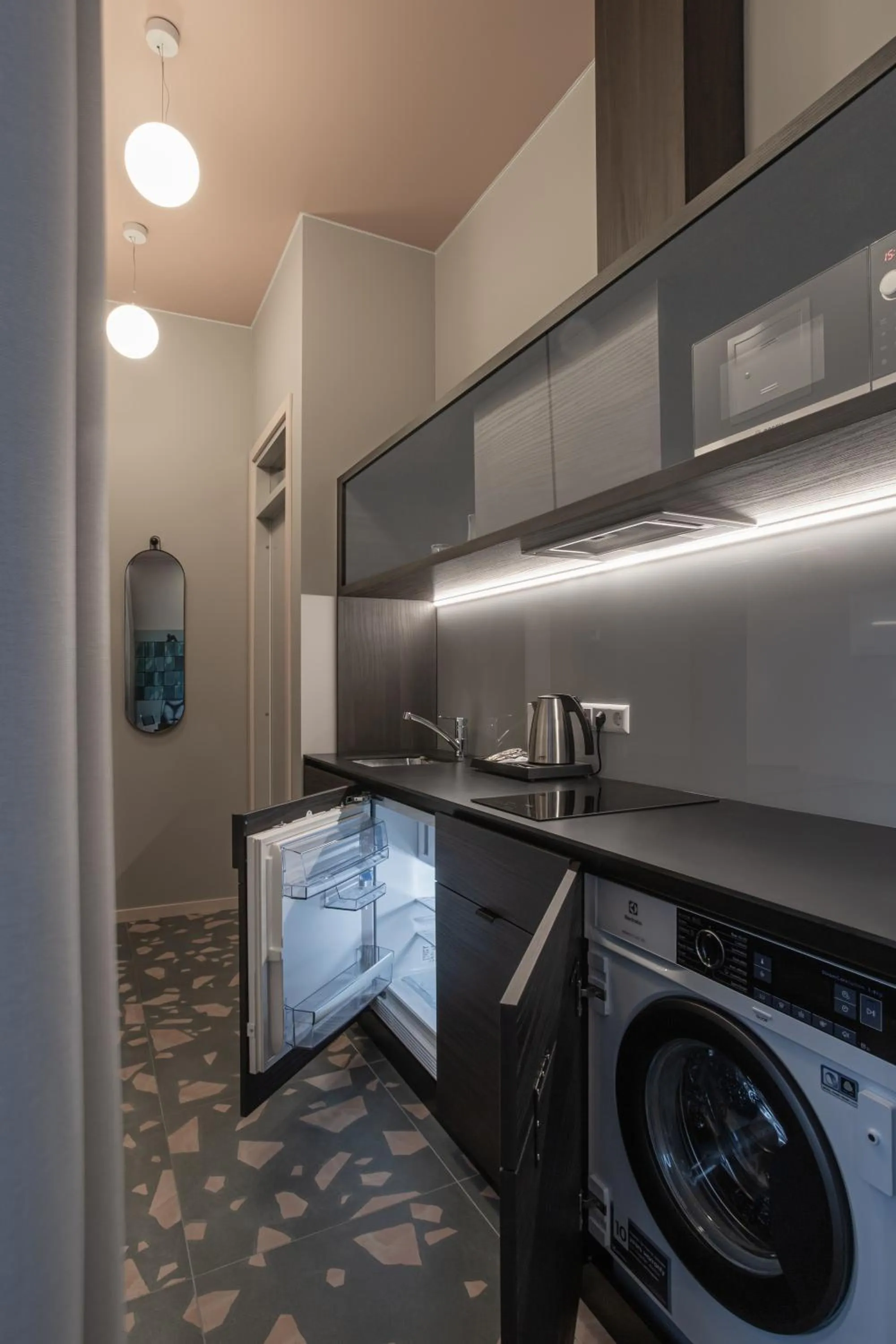 Kitchen or kitchenette in Resume apartments