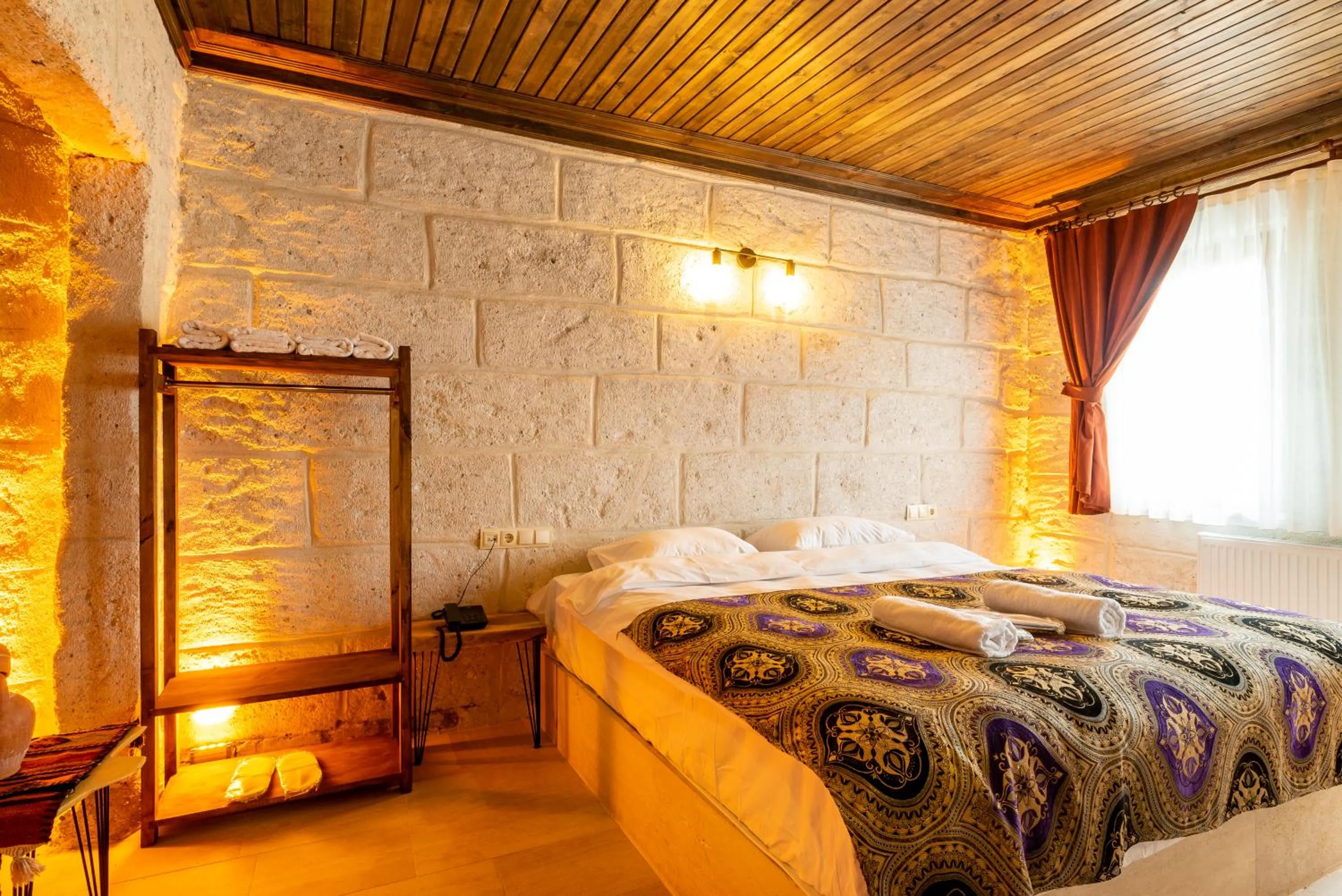 Bed in Cappadocia Snora Cave