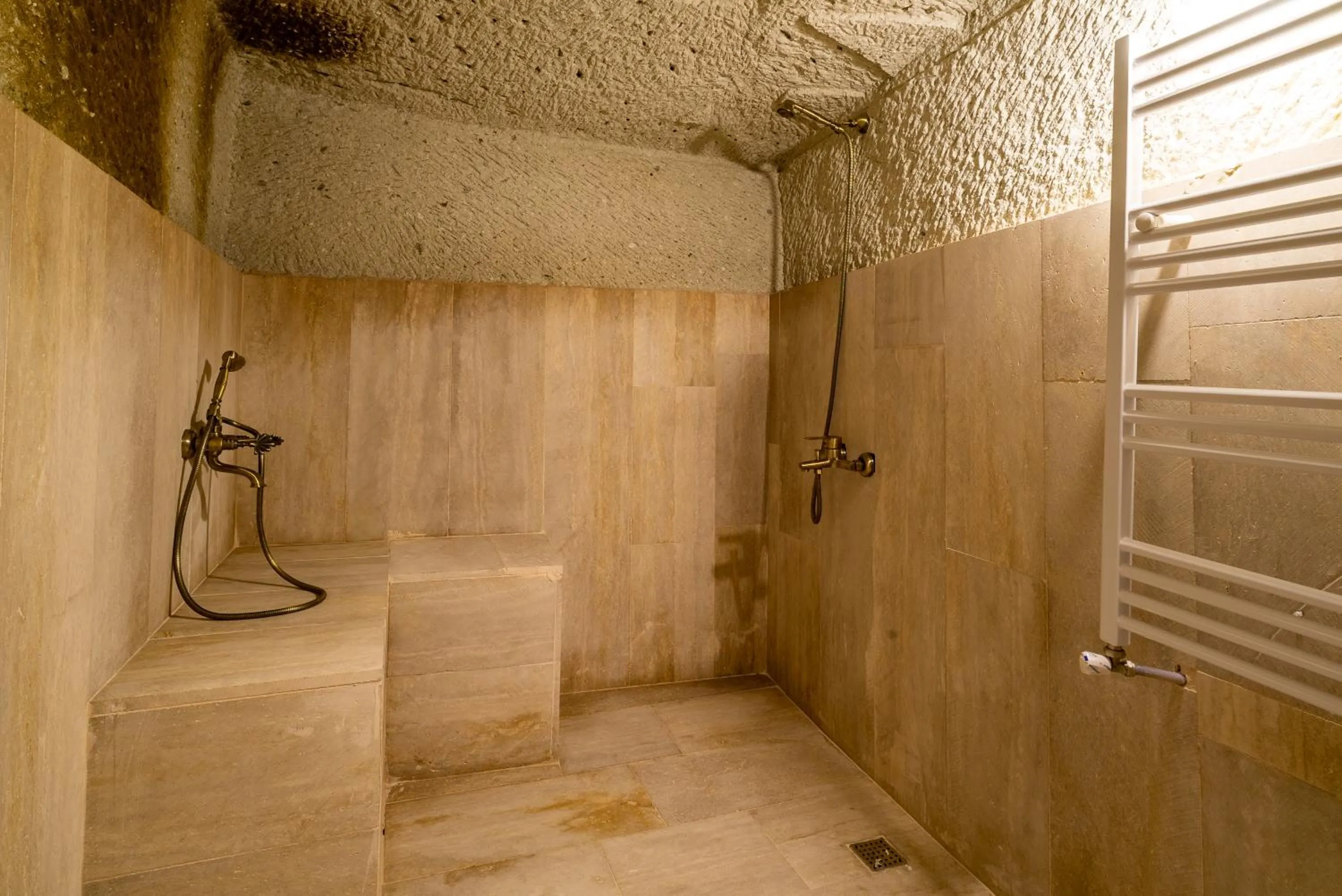 Shower in Cappadocia Snora Cave
