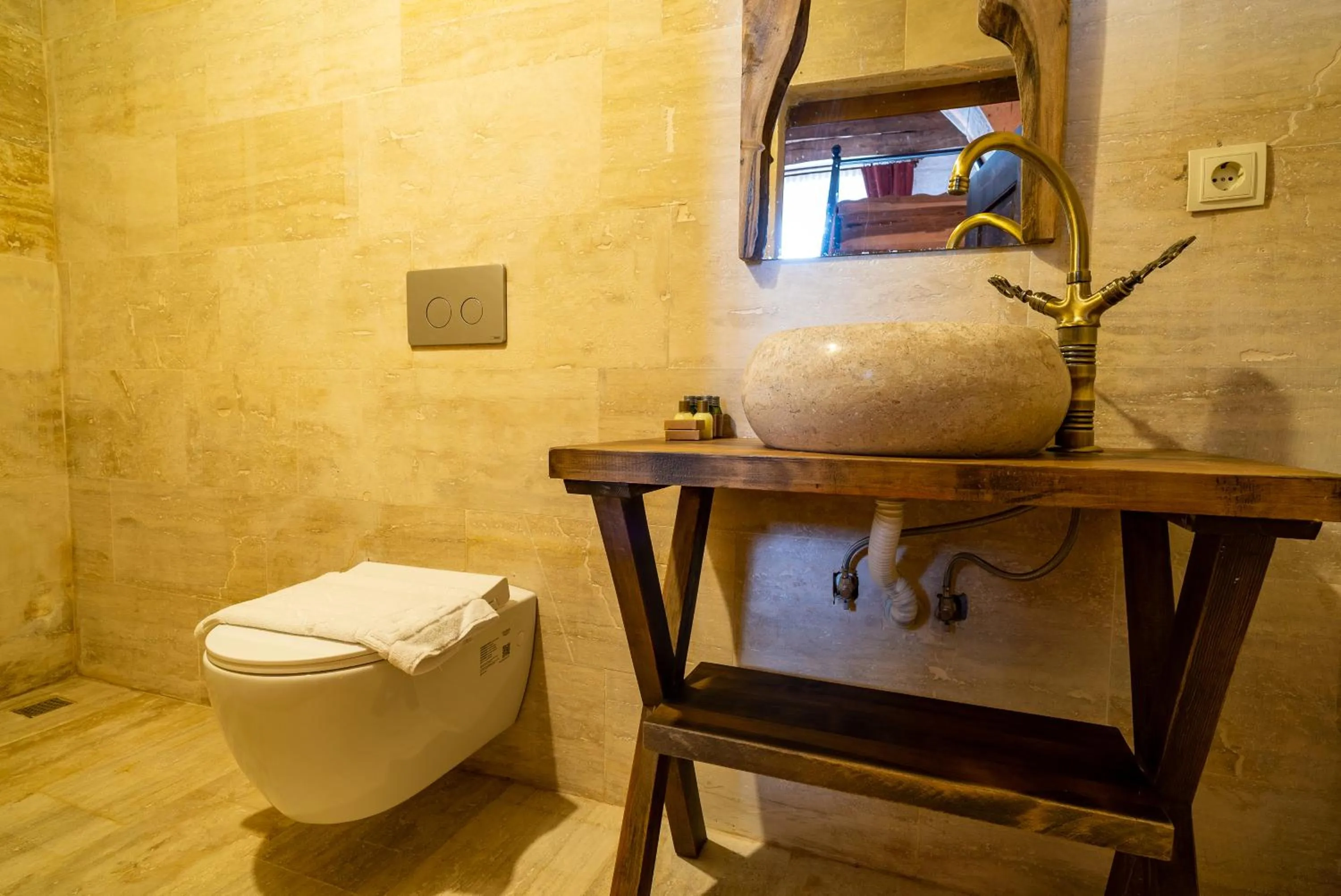 Toilet in Cappadocia Snora Cave