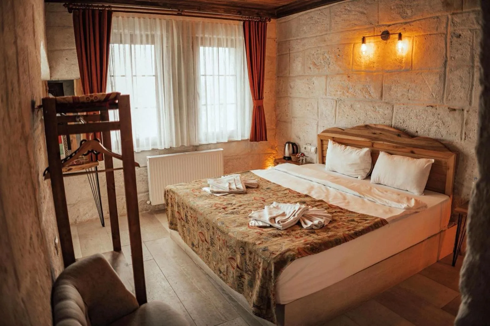 Bedroom, Bed in Cappadocia Snora Cave