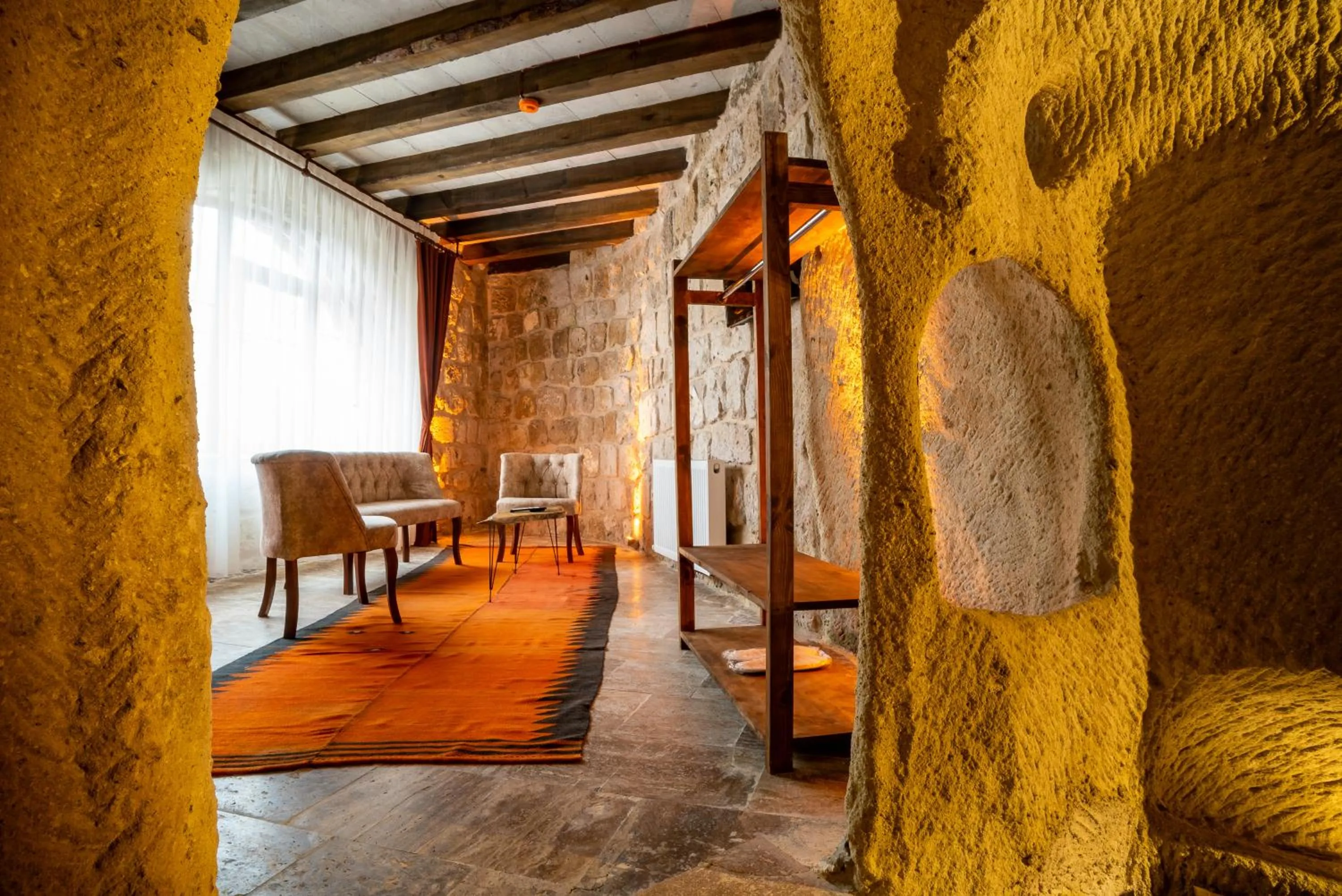 Living room in Cappadocia Snora Cave